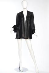 Anna Rosa Saracino Chiffon Jacket with Crystals