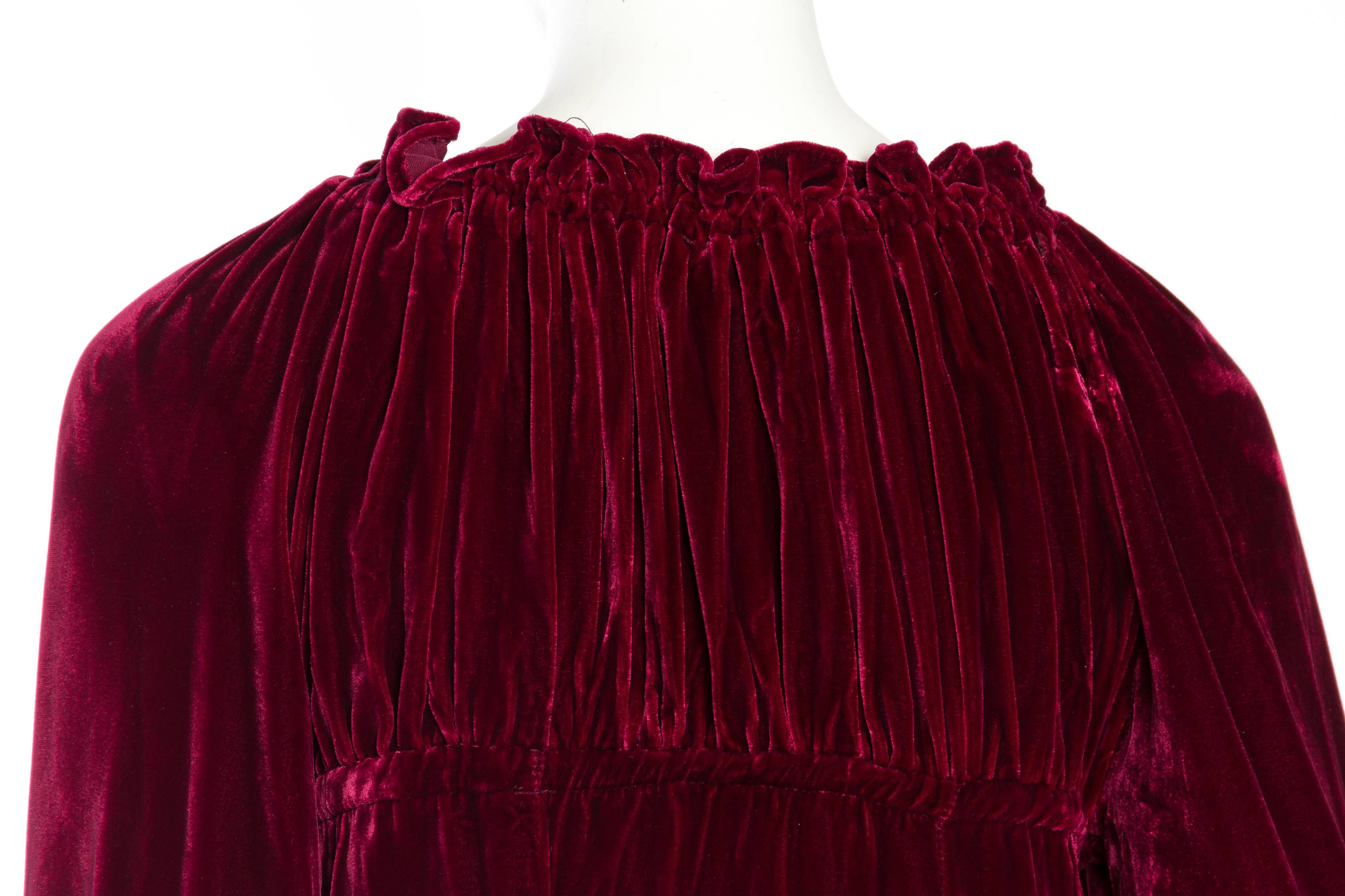 Retro 1960s Rayon Velvet Mini Dress 2