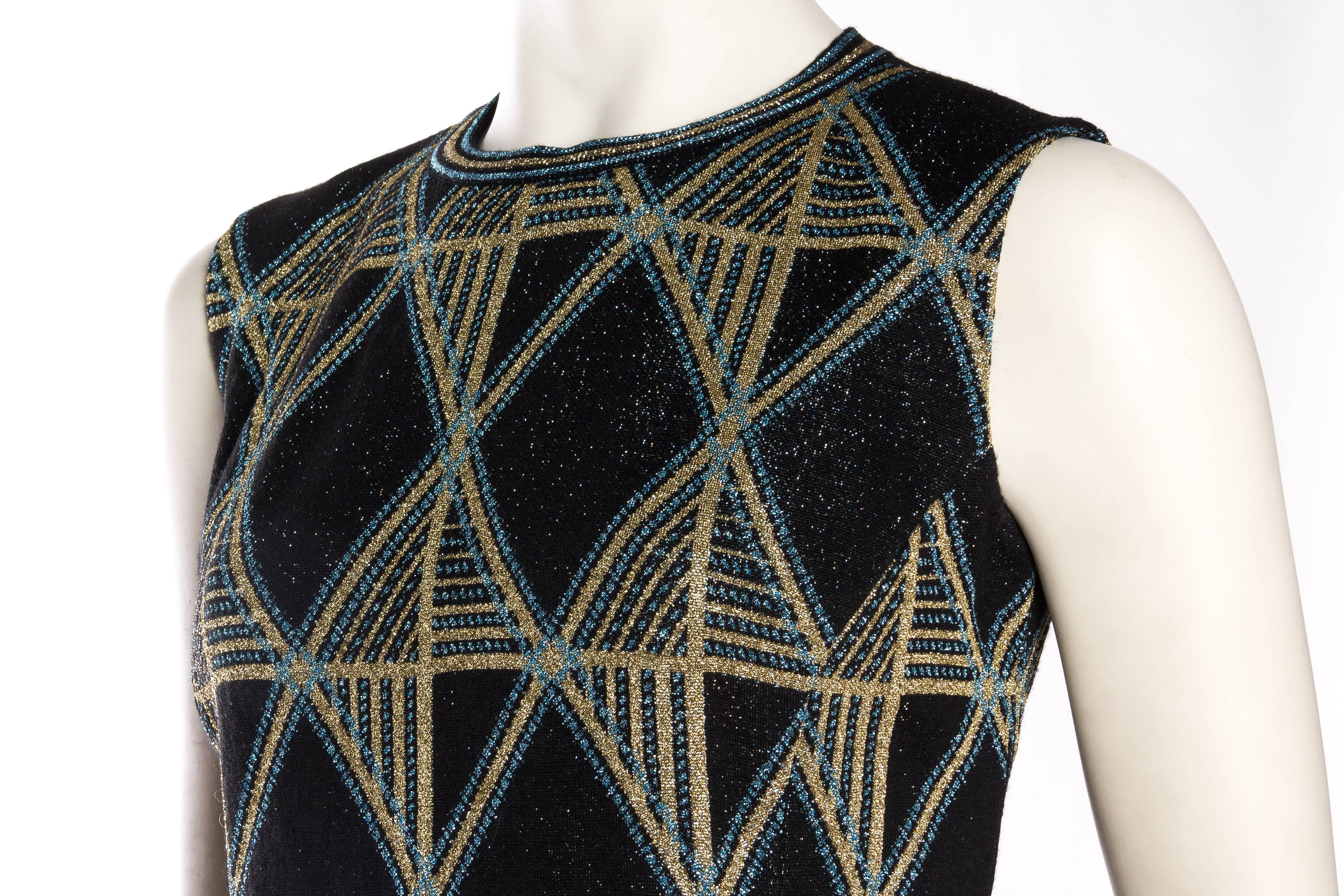 1960s Mod Pierre Balmain Sparkle Knit Dress 1