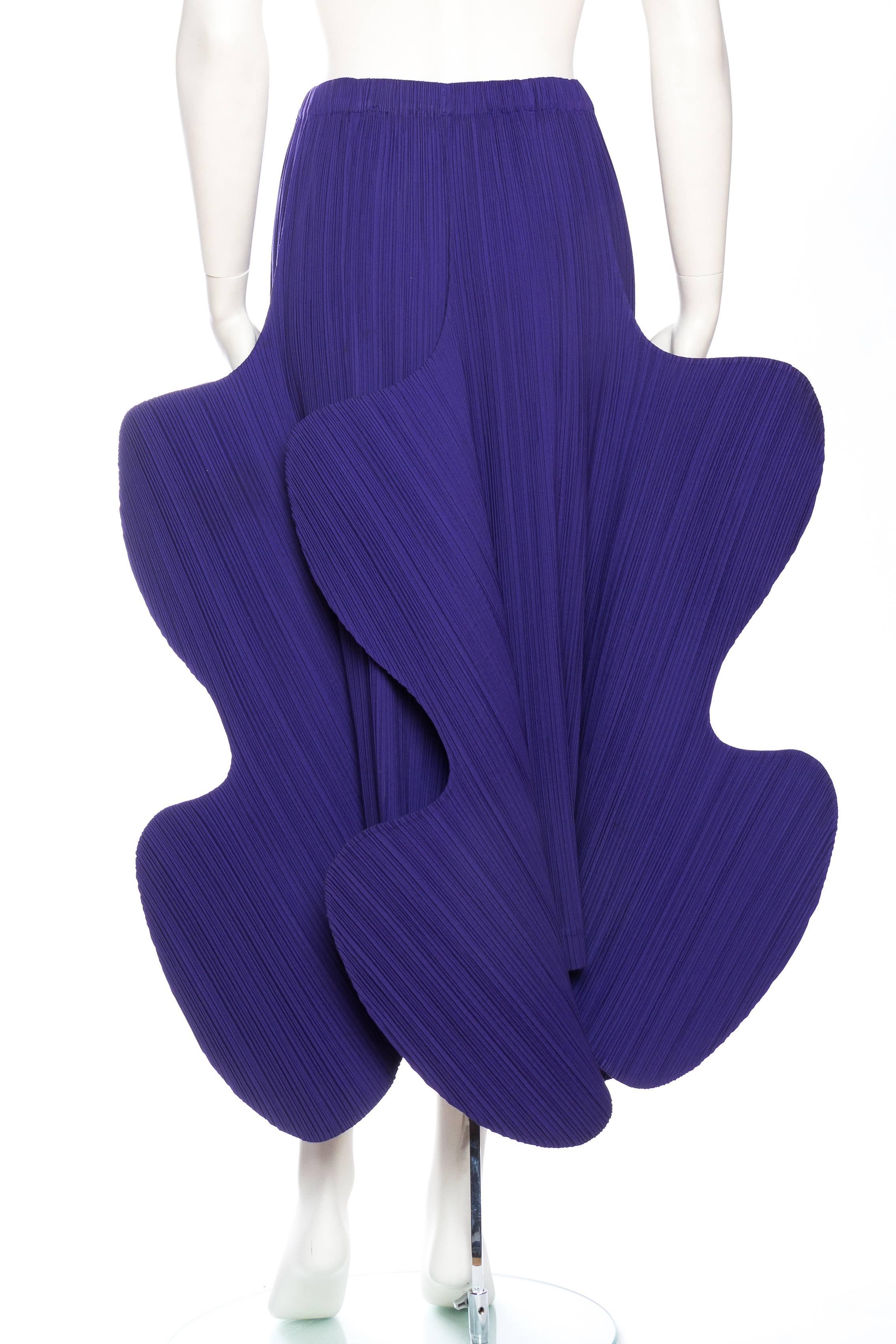 Issey Miyake Sculptural Pleated Skirt 2