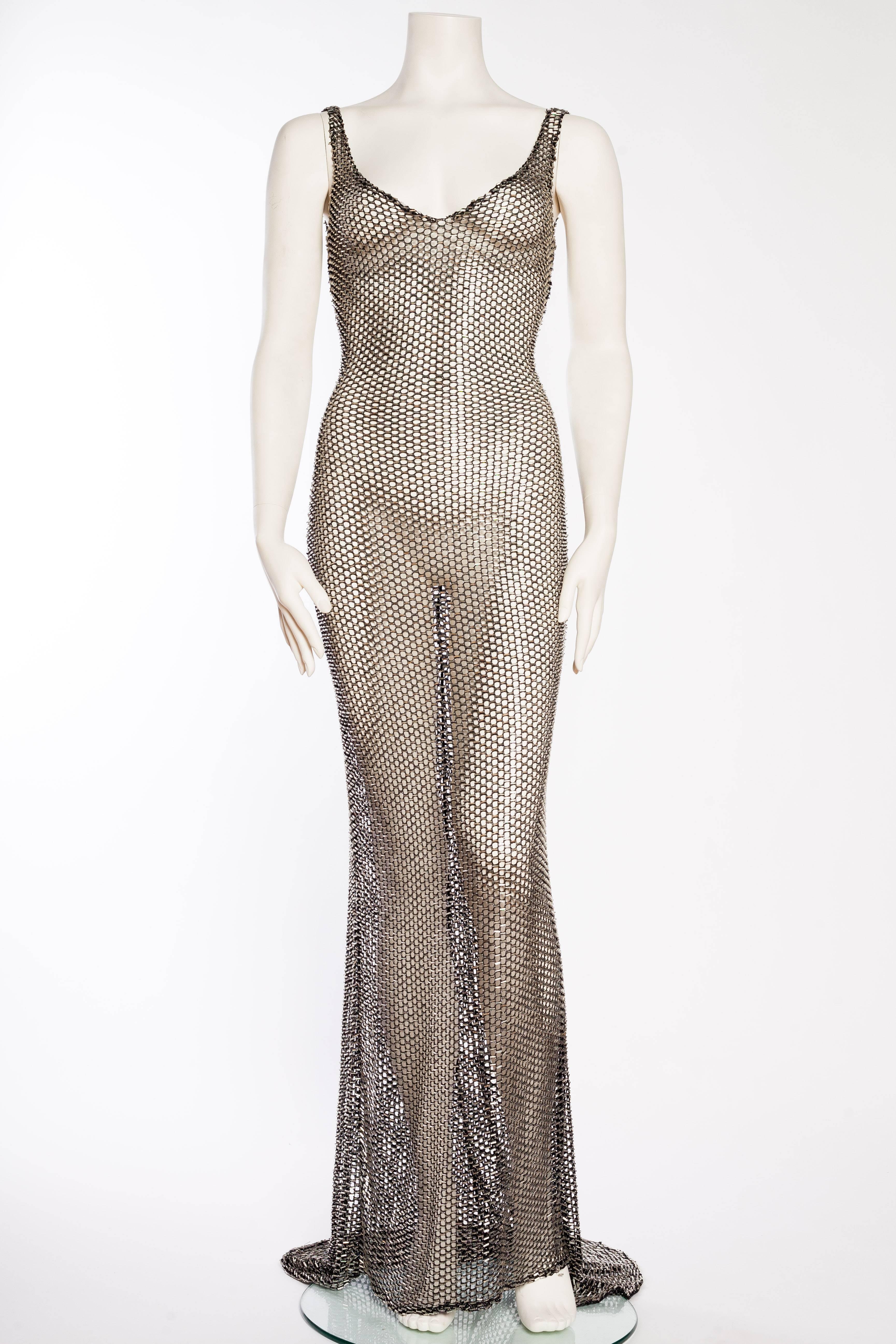 bead net dress