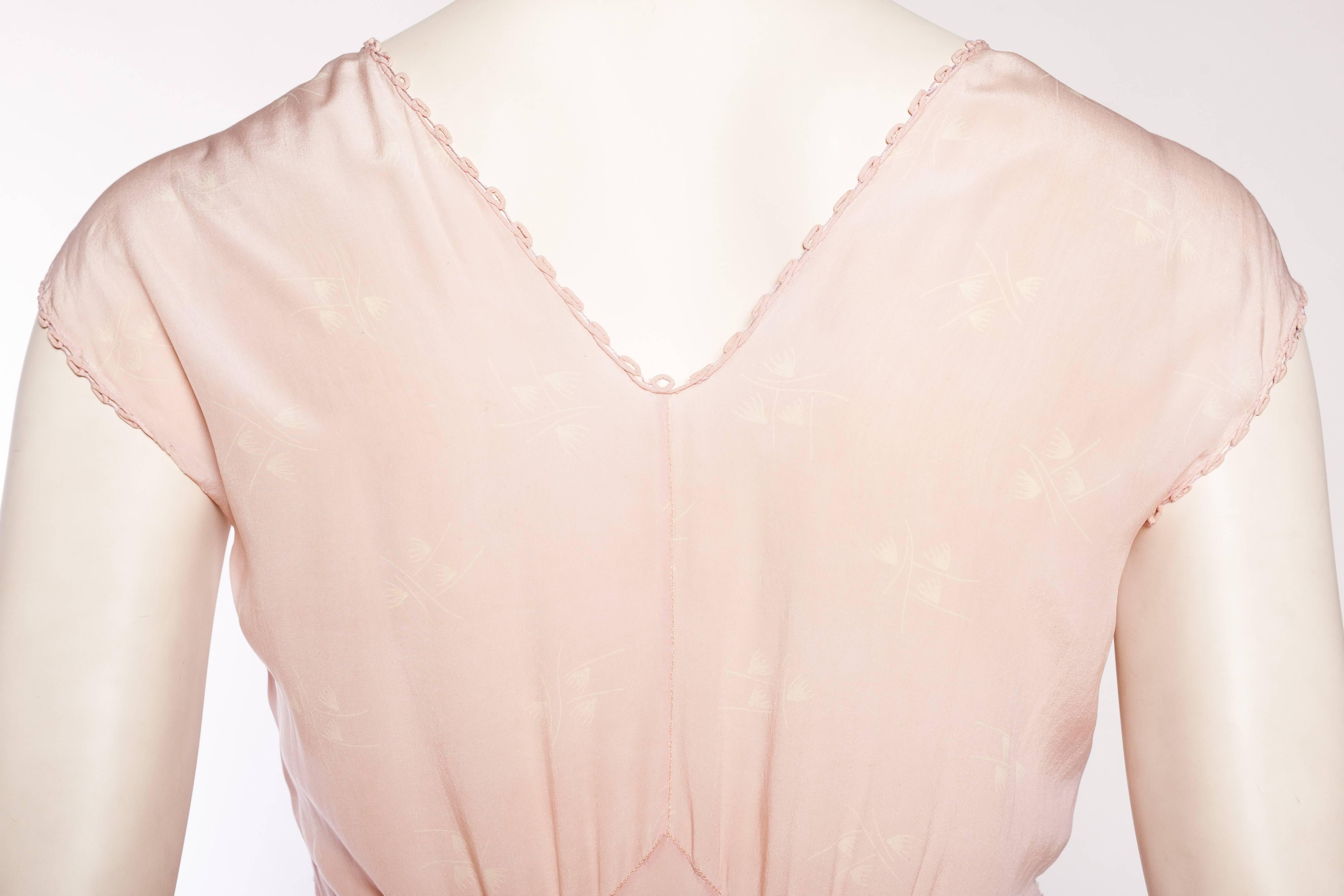 1930 bias lingerie silk slip gown 3