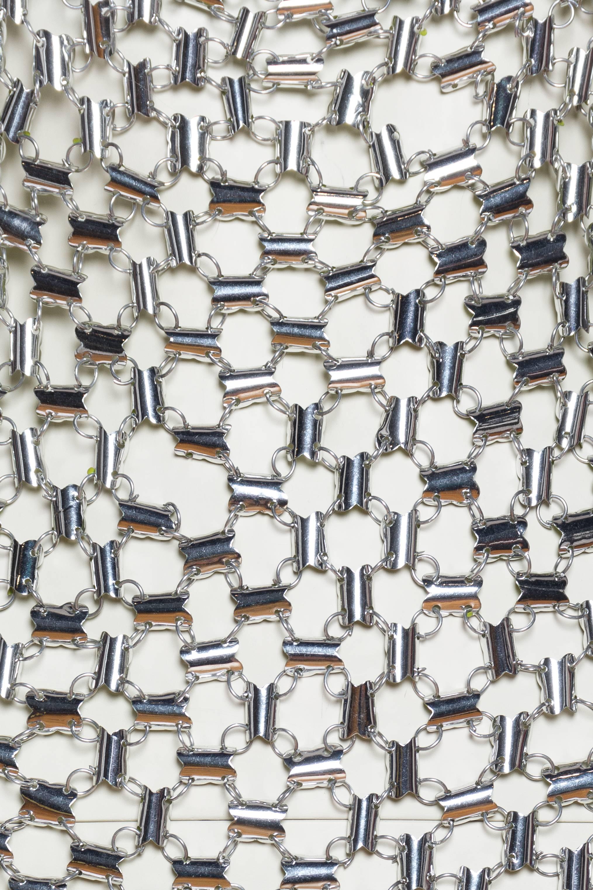 Paco Rabbane Attributed Chainlink Dress with Crystals 1
