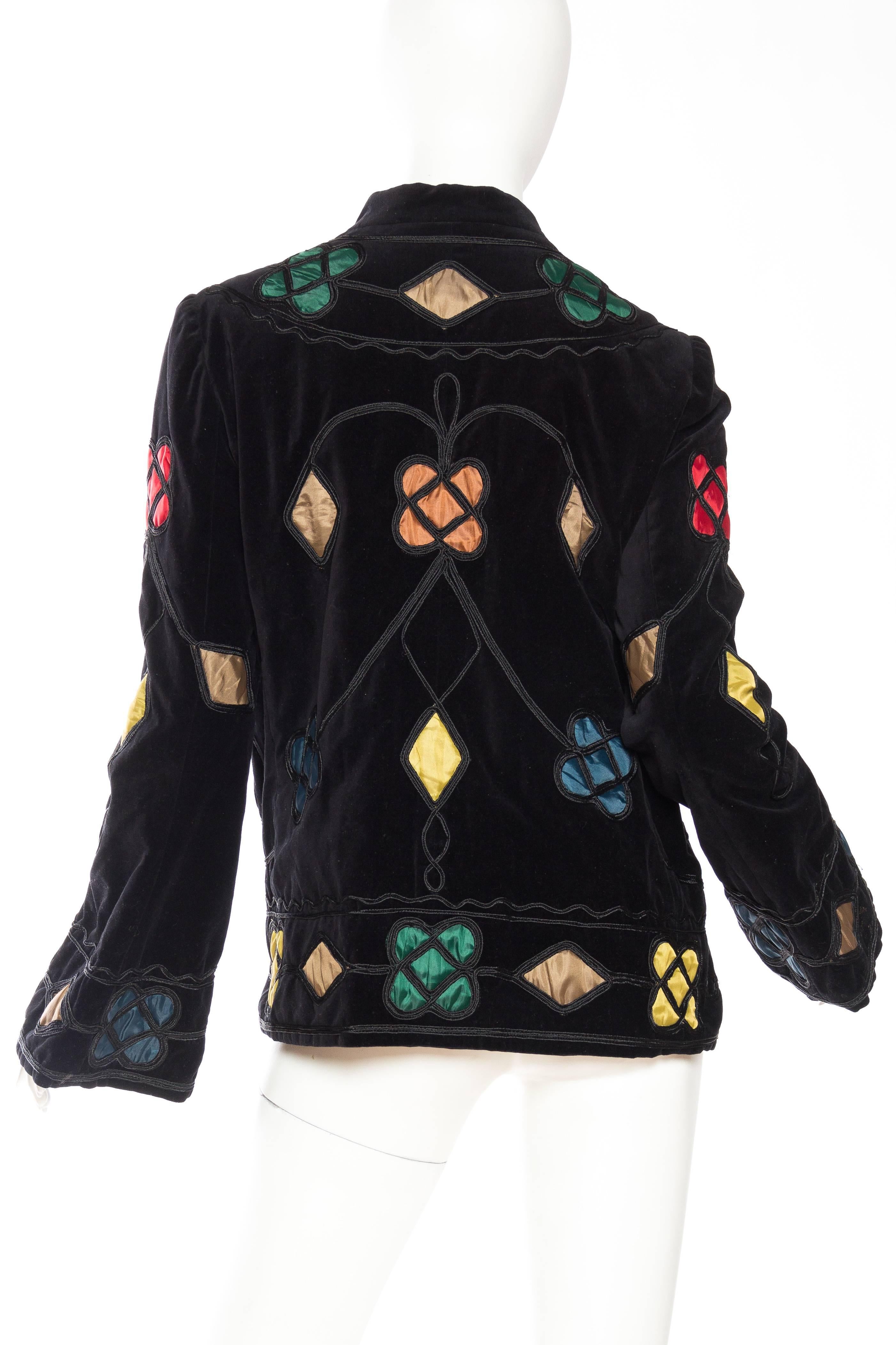 Bohemian Style Velvet Jacket by Armani 2