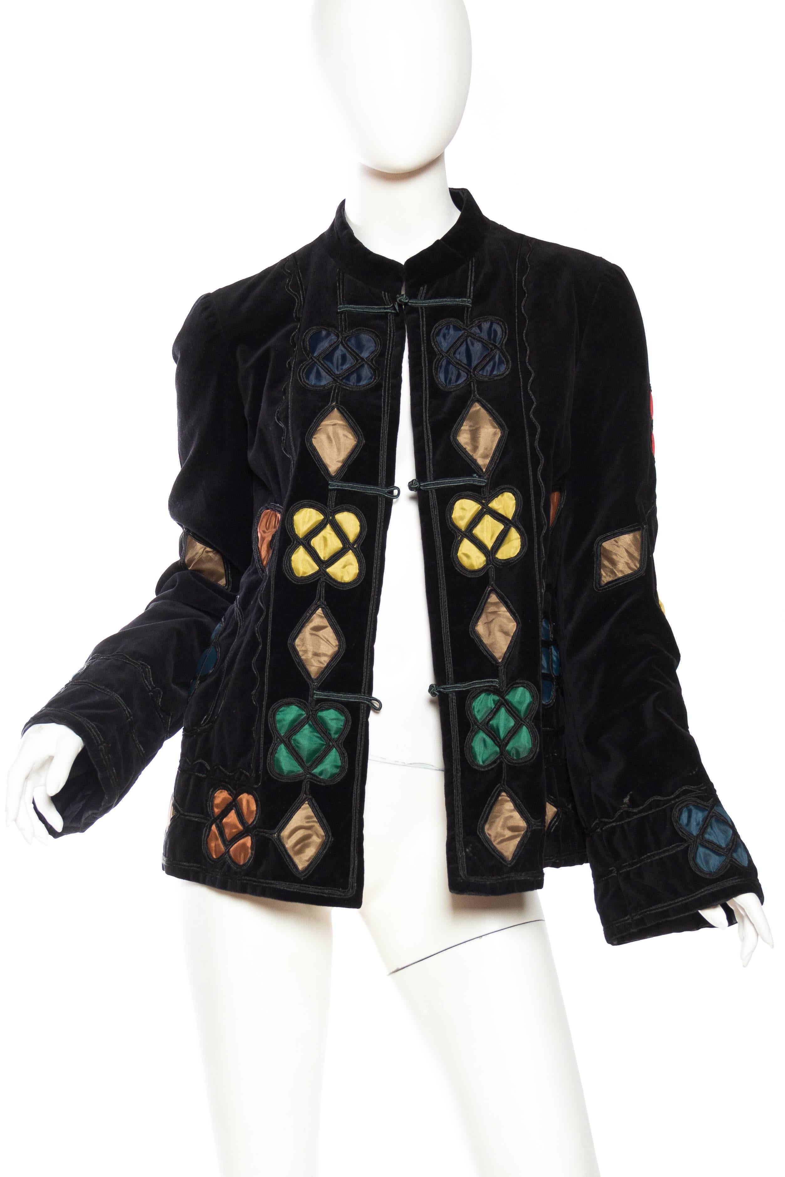 Bohemian Style Velvet Jacket by Armani In Excellent Condition In New York, NY