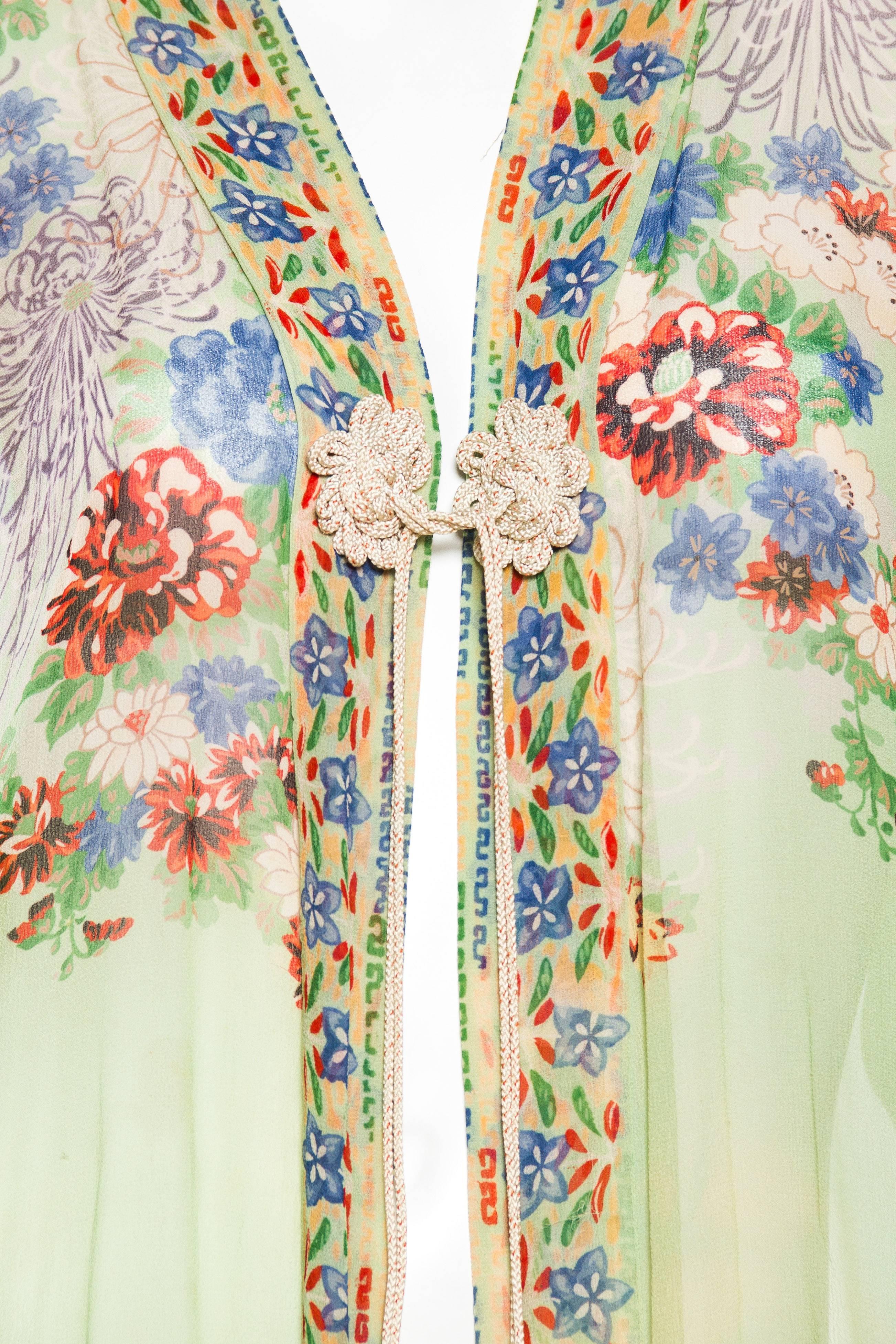 Very Rare Sheer Chiffon Japanese Kimono from the 1920s 4