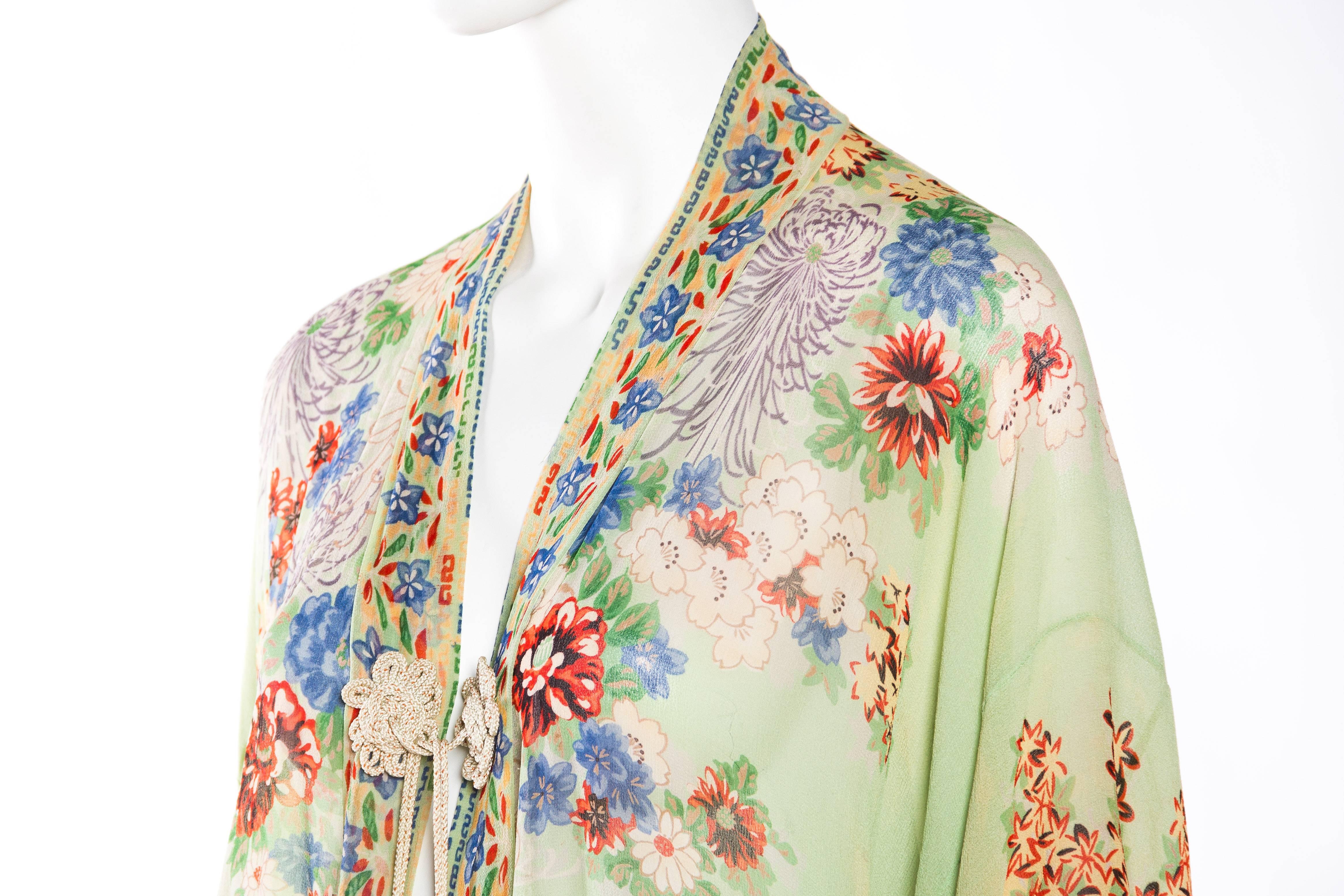 Very Rare Sheer Chiffon Japanese Kimono from the 1920s 2