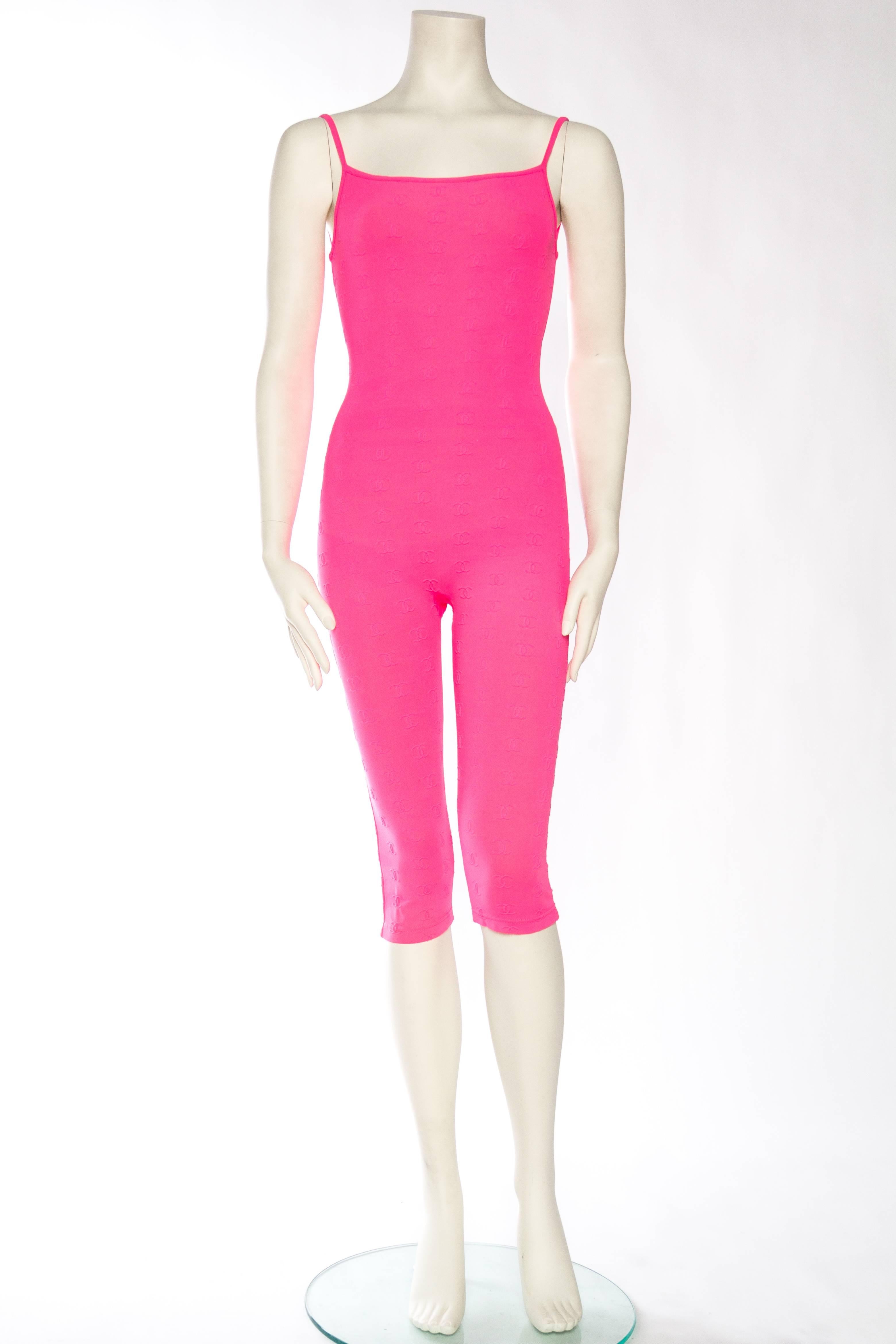 chanel pink bodysuit