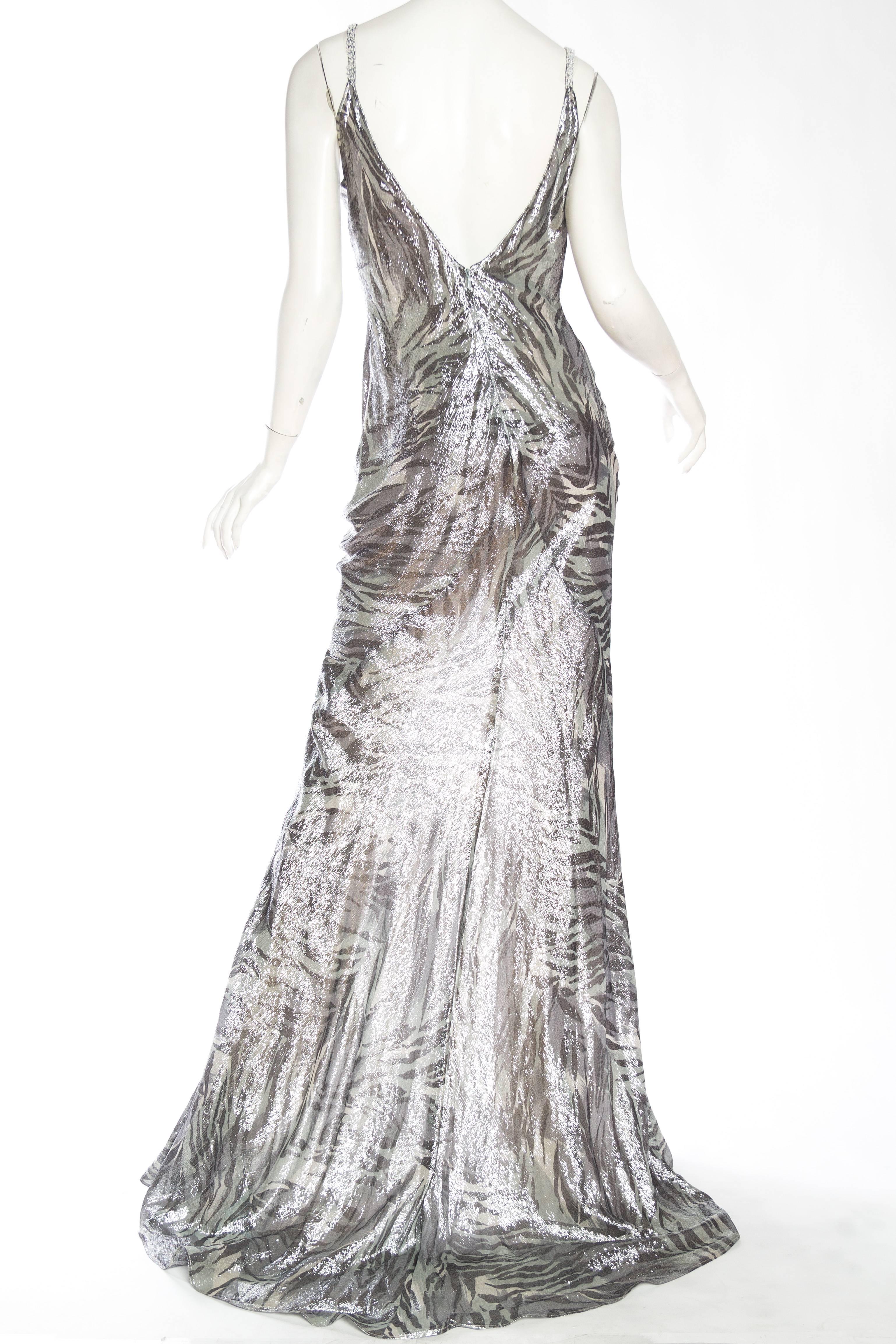 silver gown