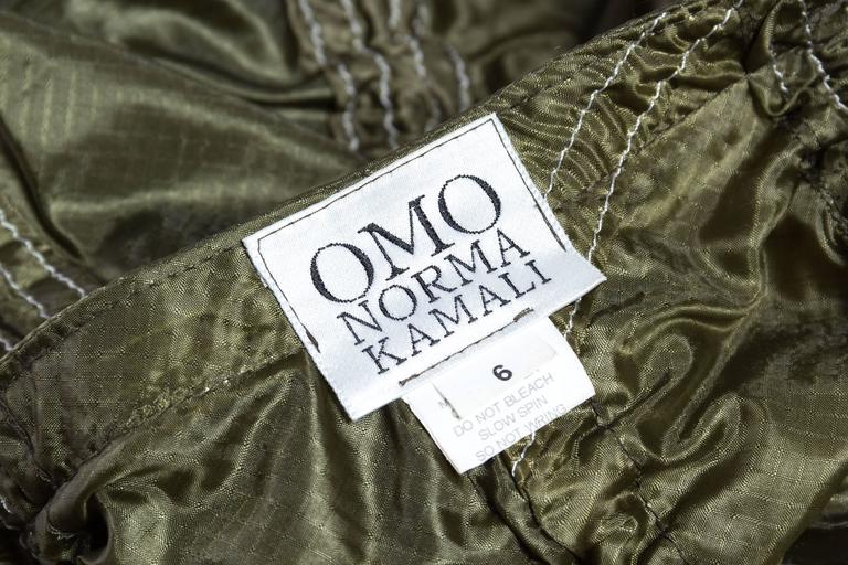 OMO Norma Kamali Parachute Skirt at 1stDibs | norma kamali parachute dress