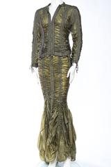 OMO Norma Kamali Parachute Mermaid Fishtail Skirt