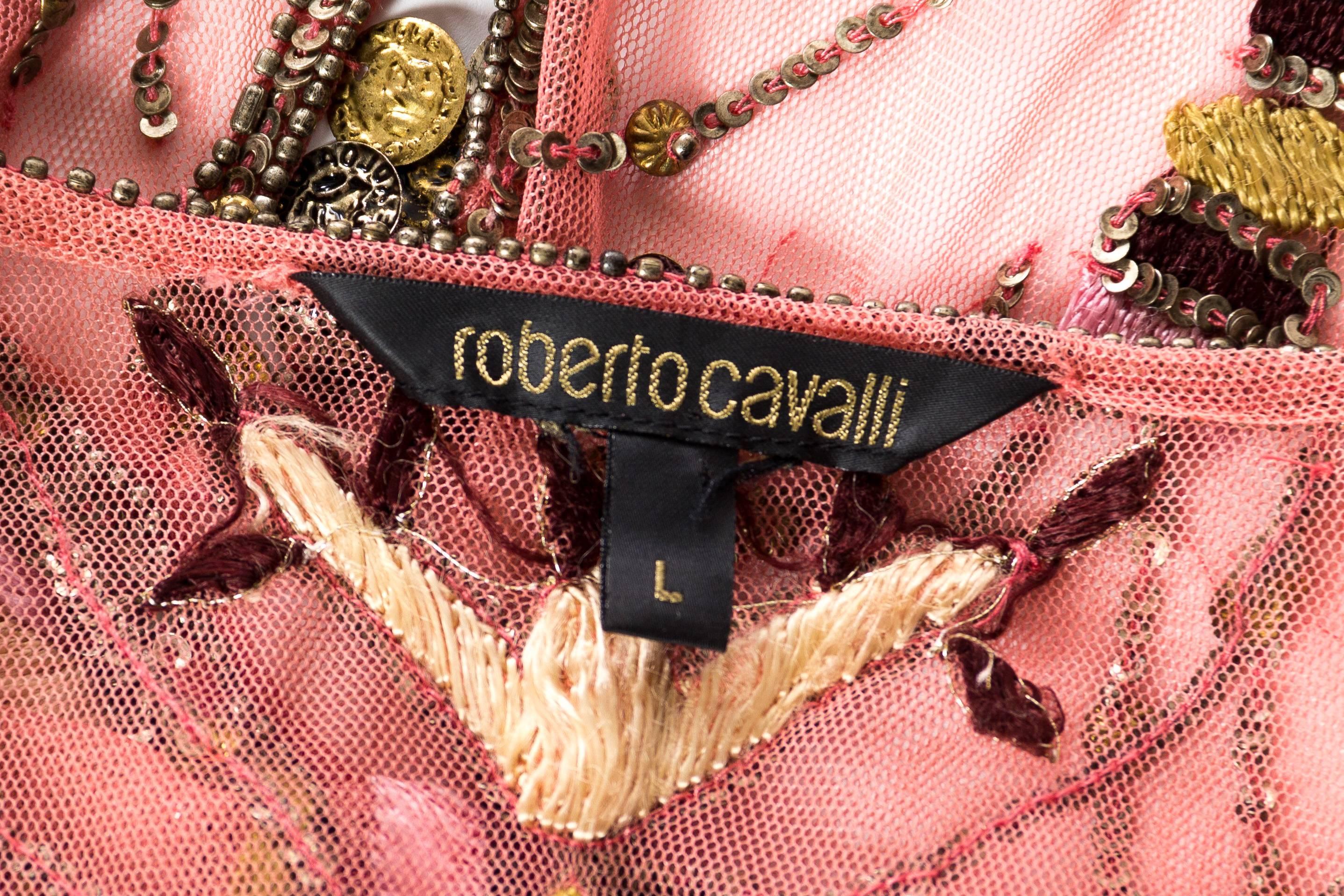 Roberto Cavalli Edwardian Style Sheer Net Beaded Jacket  6