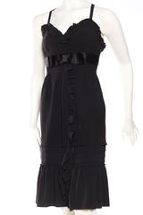 Flirty Vintage Inspired Ruffled Prada Dress