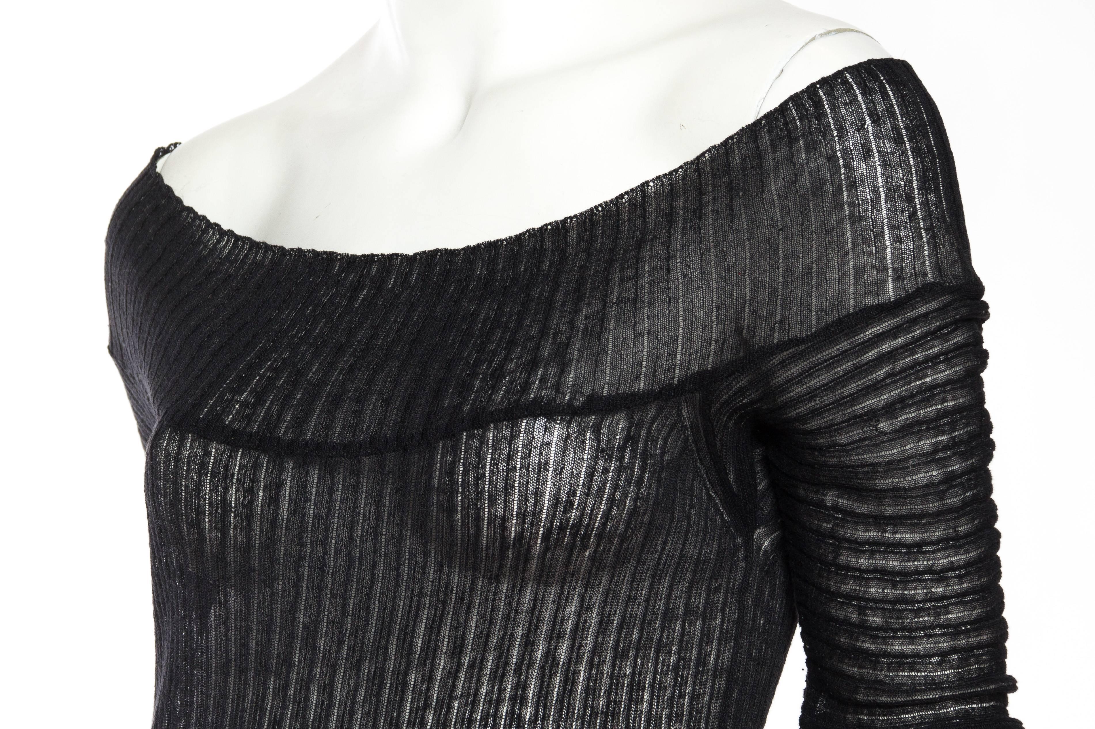 Sheer Knit Dress by Jean Paul Gaultier 1