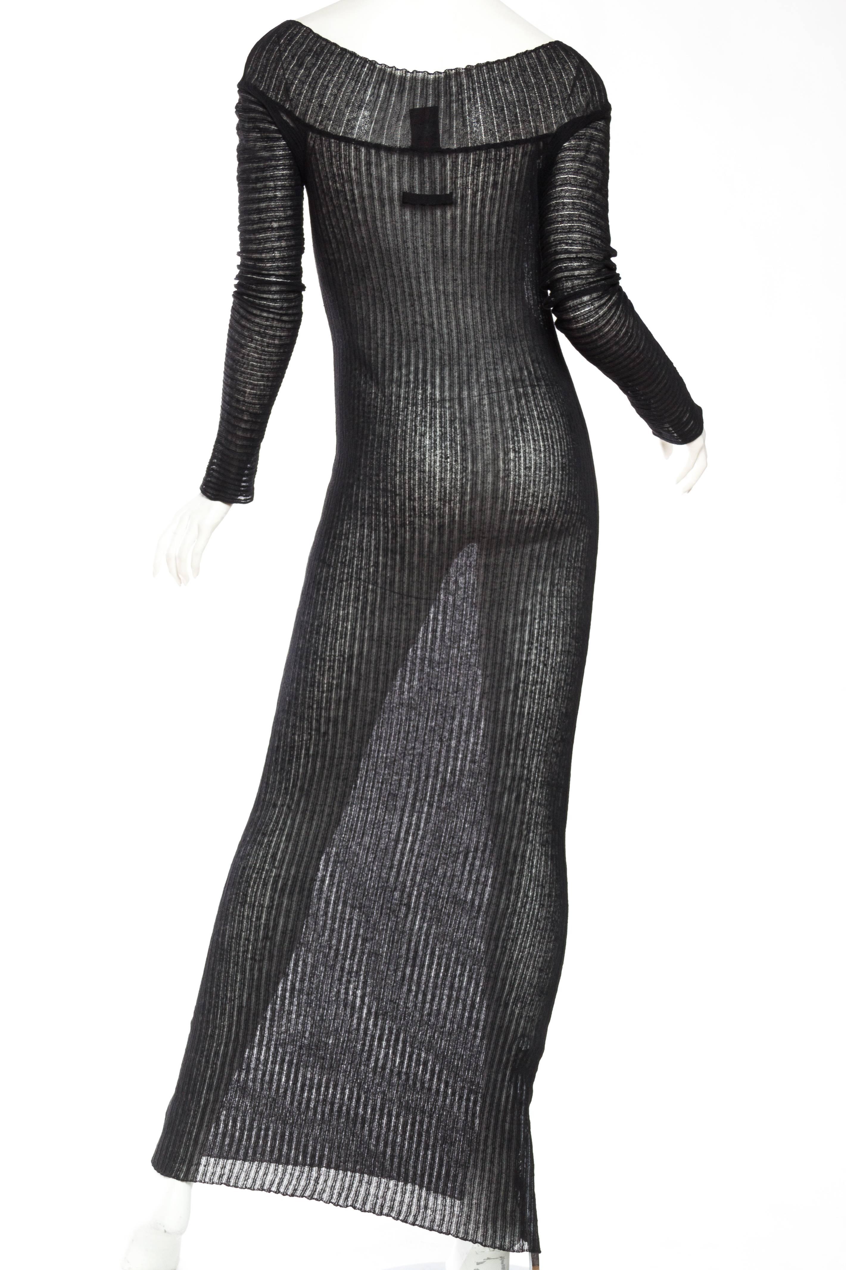 Women's Sheer Knit Dress by Jean Paul Gaultier
