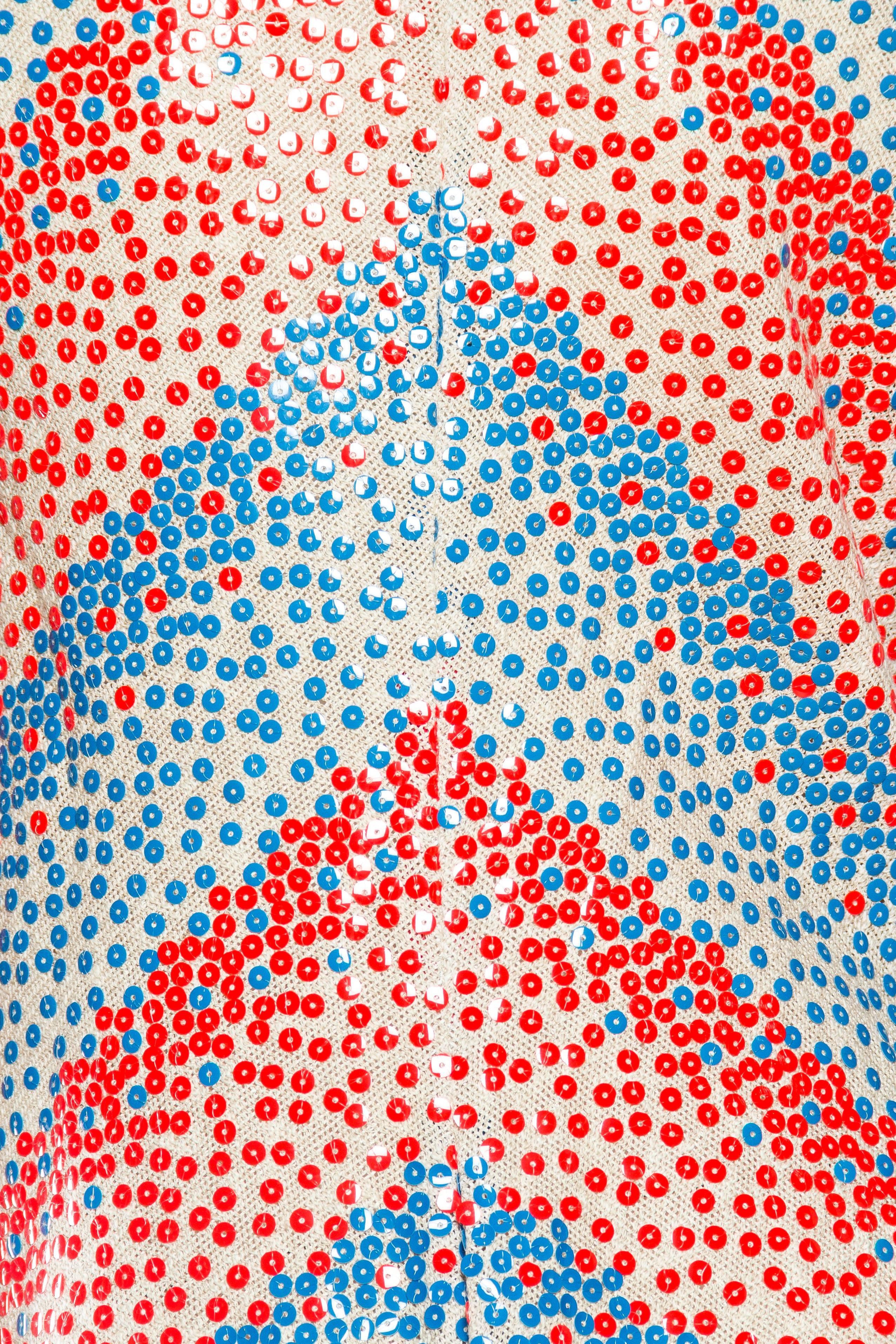 1960s Paul Reeves Sequined Micro-Mini Dress from England 3