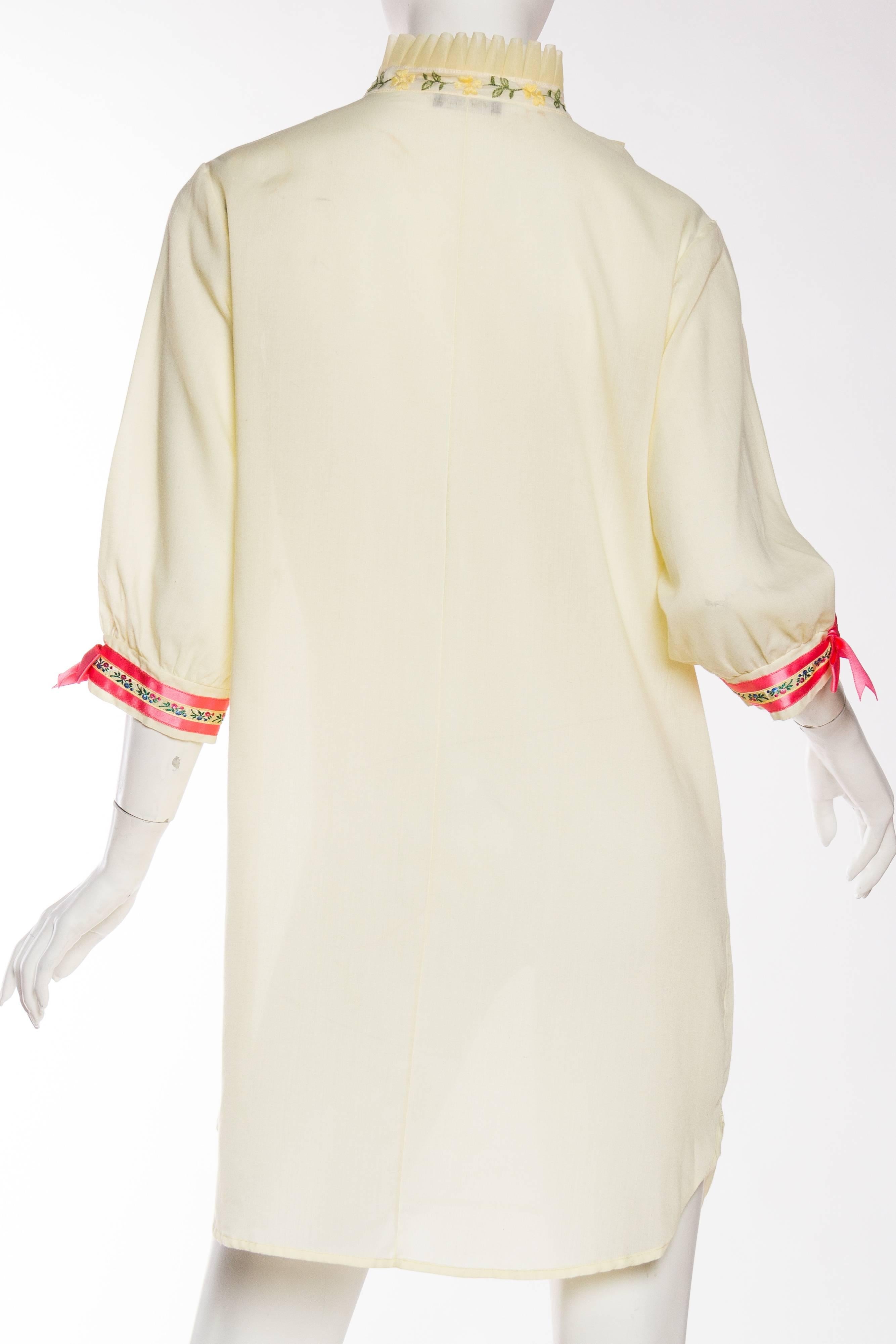 1960s Gucci Inspired Babydoll Shirt Dress In Excellent Condition In New York, NY