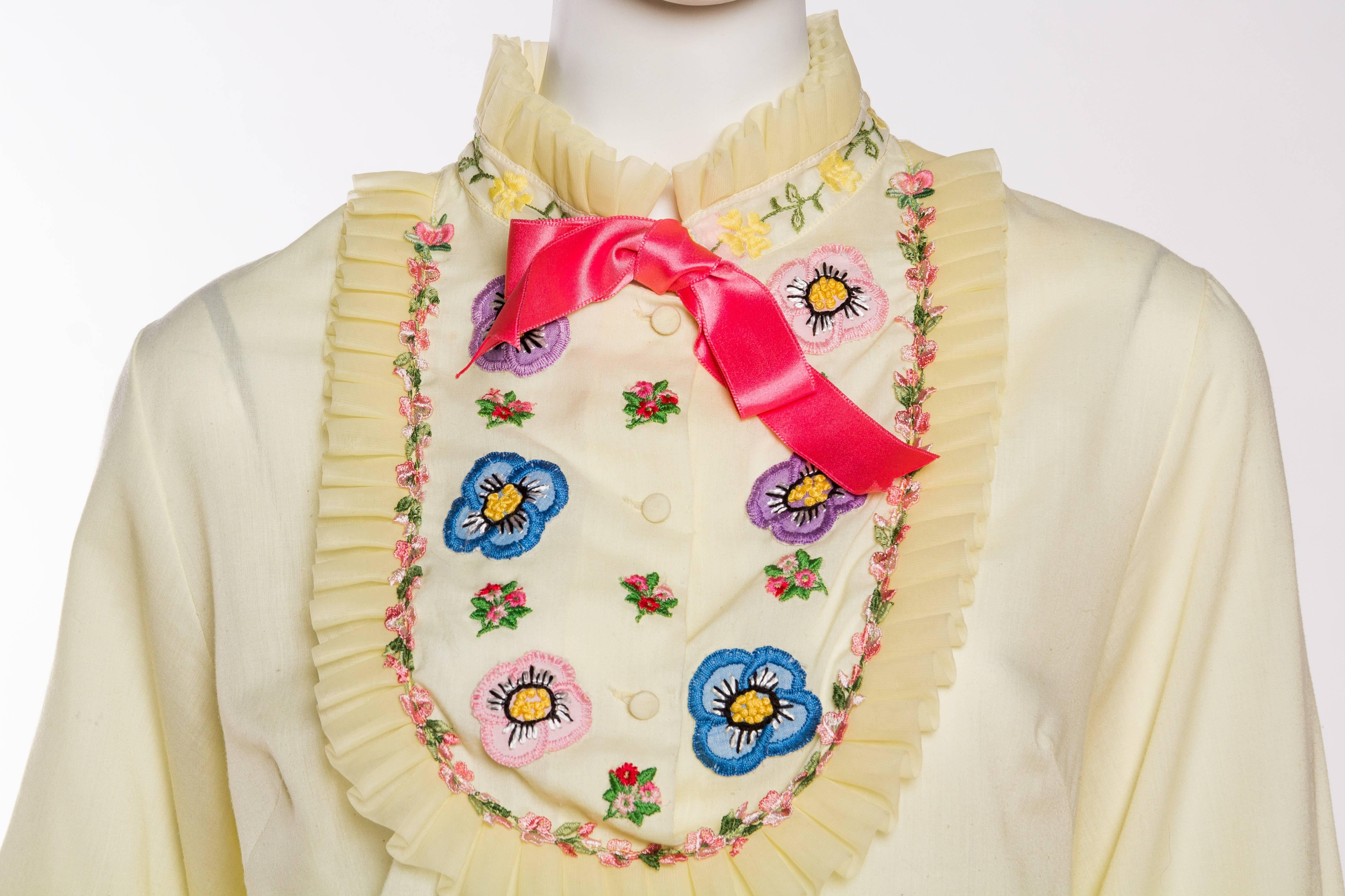 Women's 1960s Gucci Inspired Babydoll Shirt Dress
