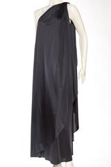 1970s Halston Jersey Goddess Gown