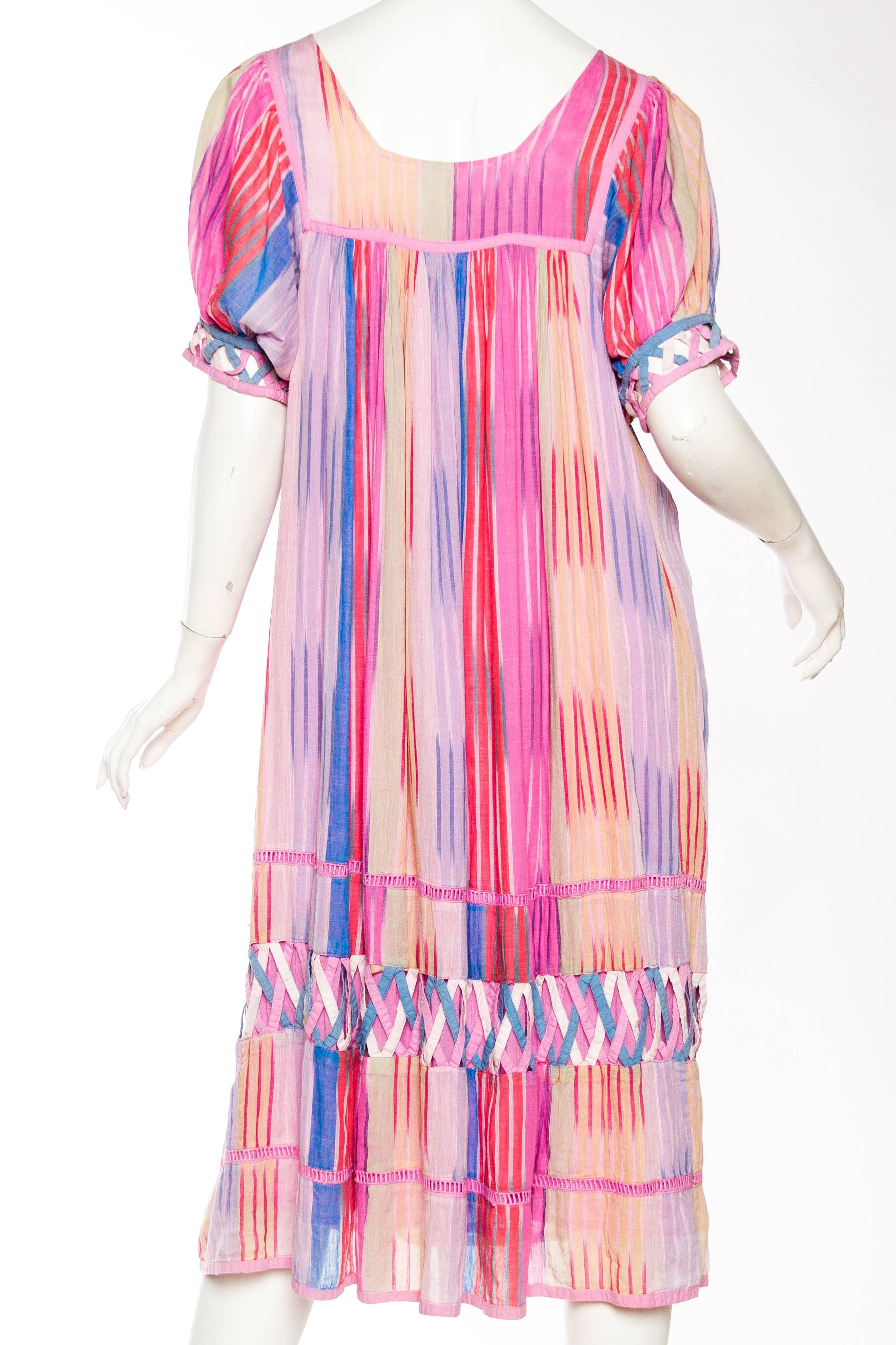 Handwoven Lightweight Cotton Ikat Dress 2