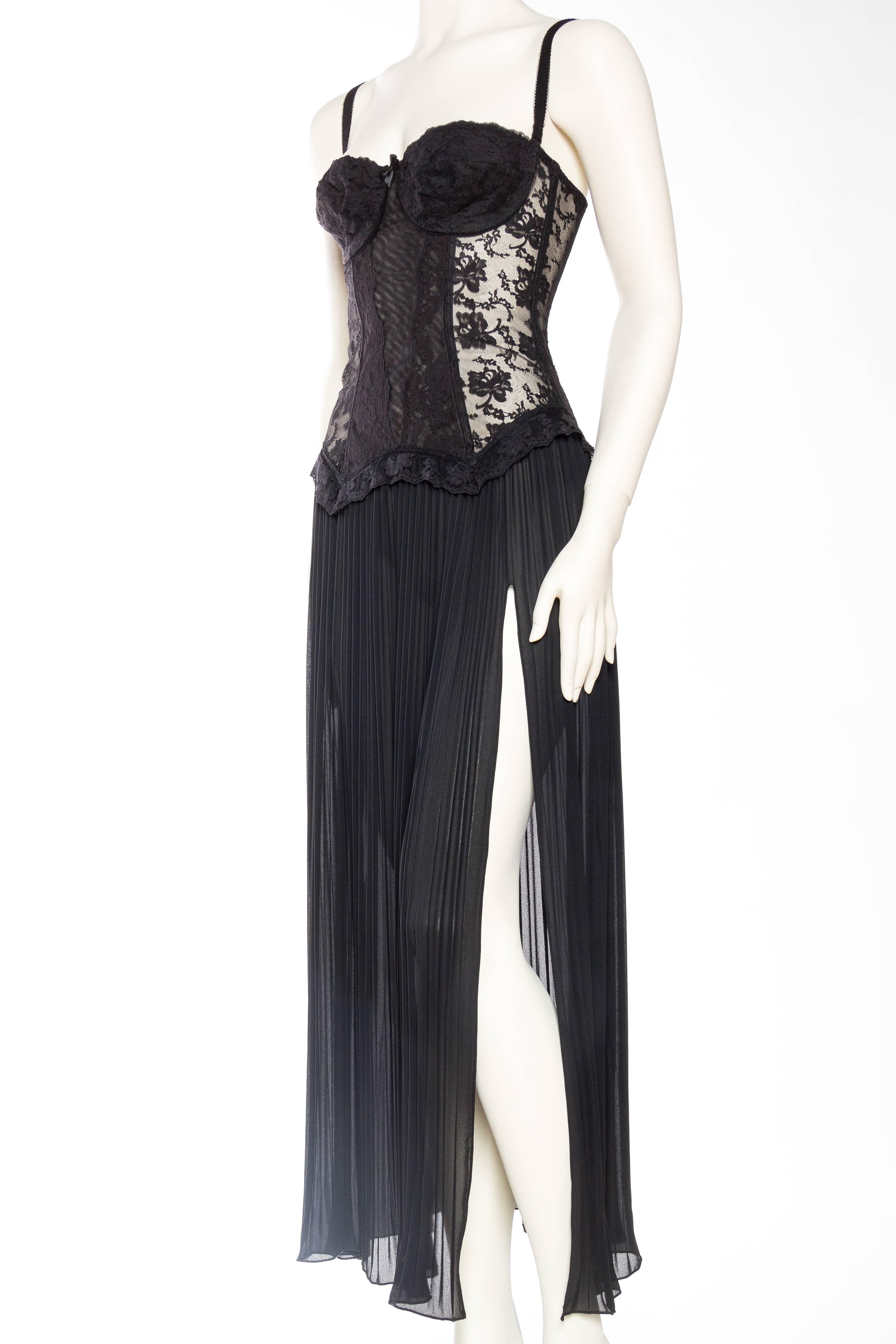1990s Vivienne Tam Sheer Corset Dress In Excellent Condition In New York, NY