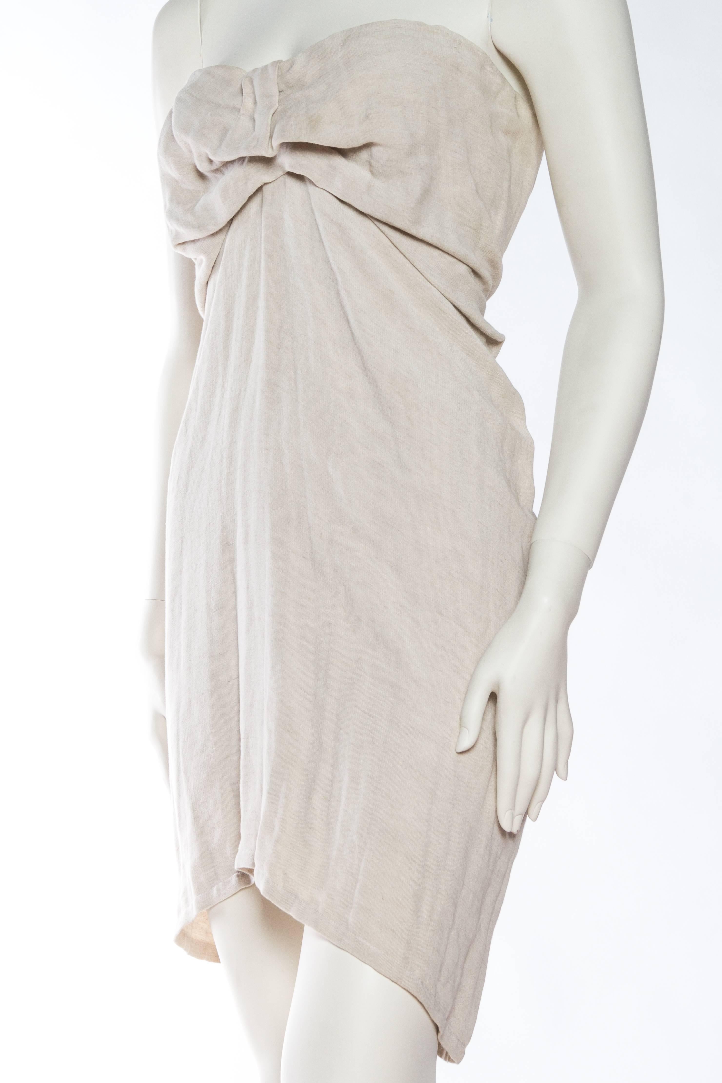 1990s Donna Karan Minimalist Jersey Dress 1