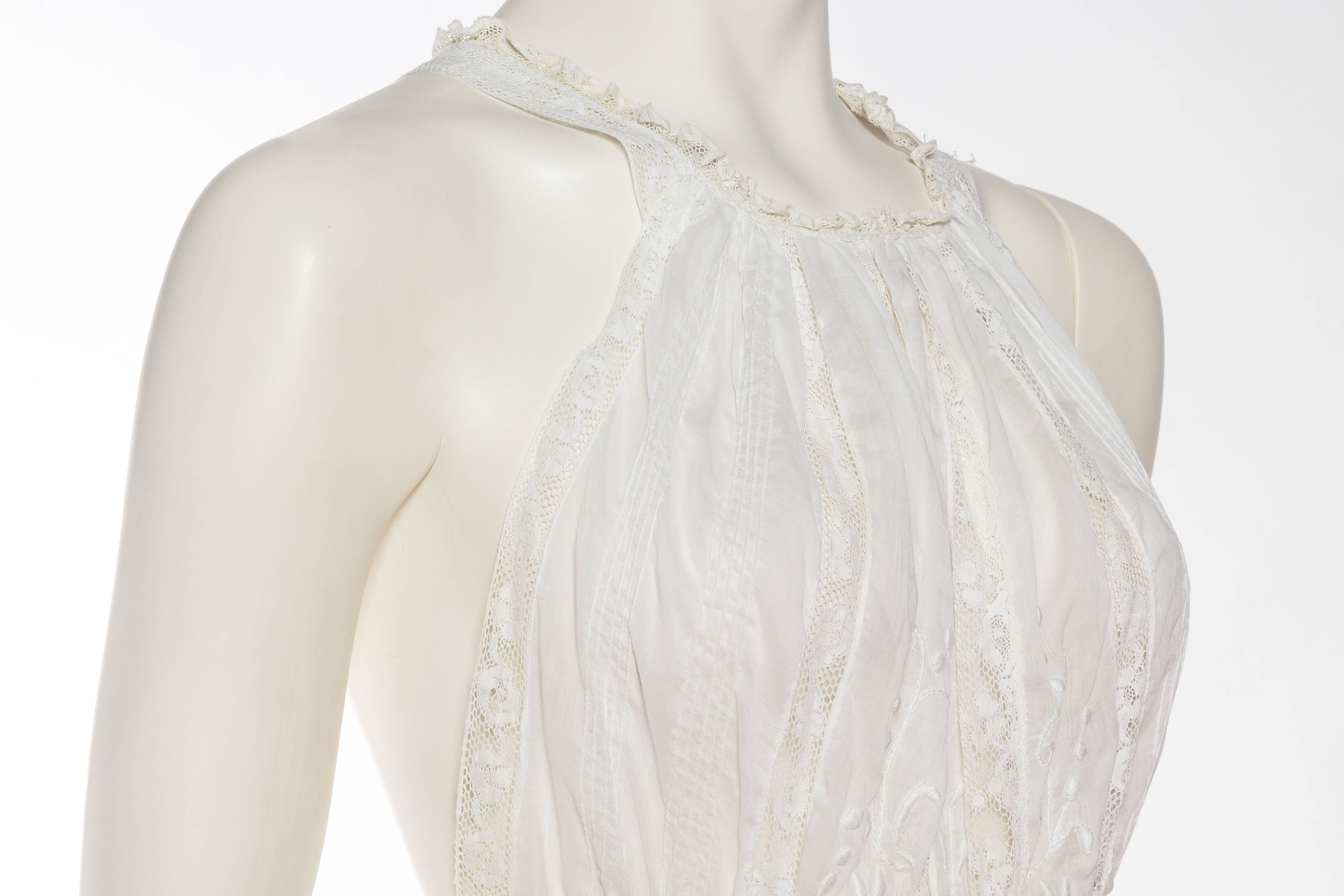 Women's 1905 Cotton and Lace Dress