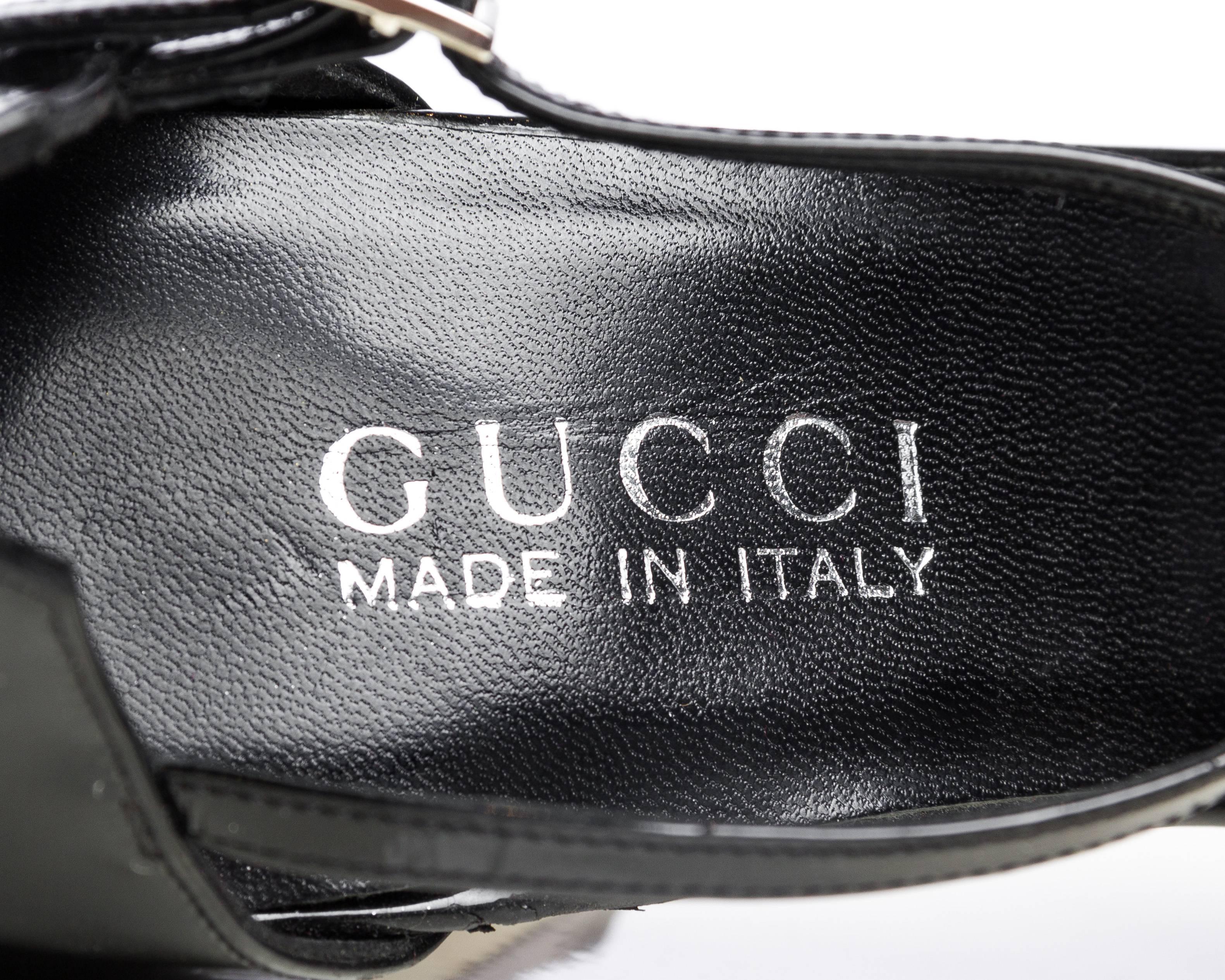 Black Tom Ford Gucci Iconic Mariah Stiletto