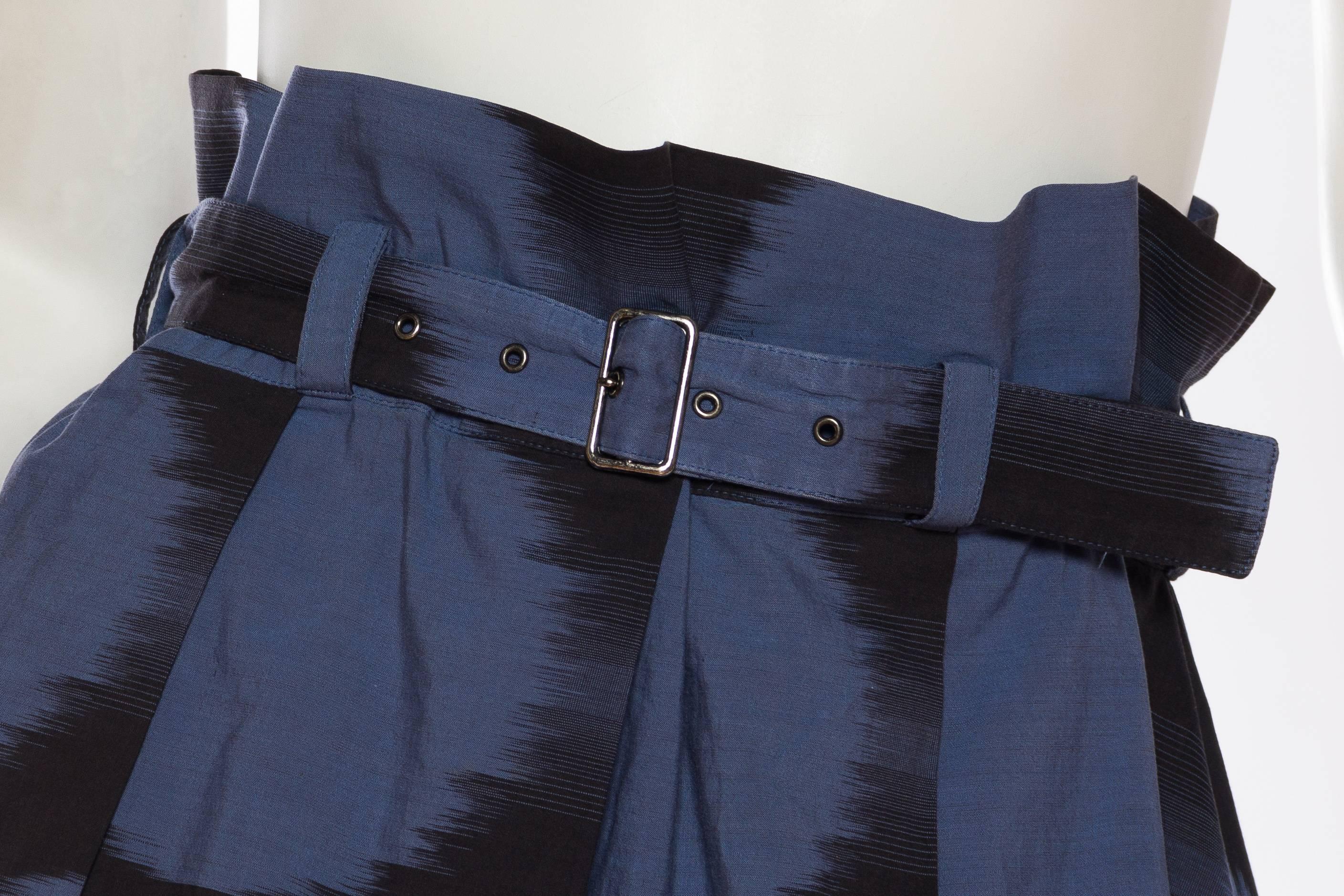 Early Issey Miyake Paper-Bag Skirt/Shorts 3