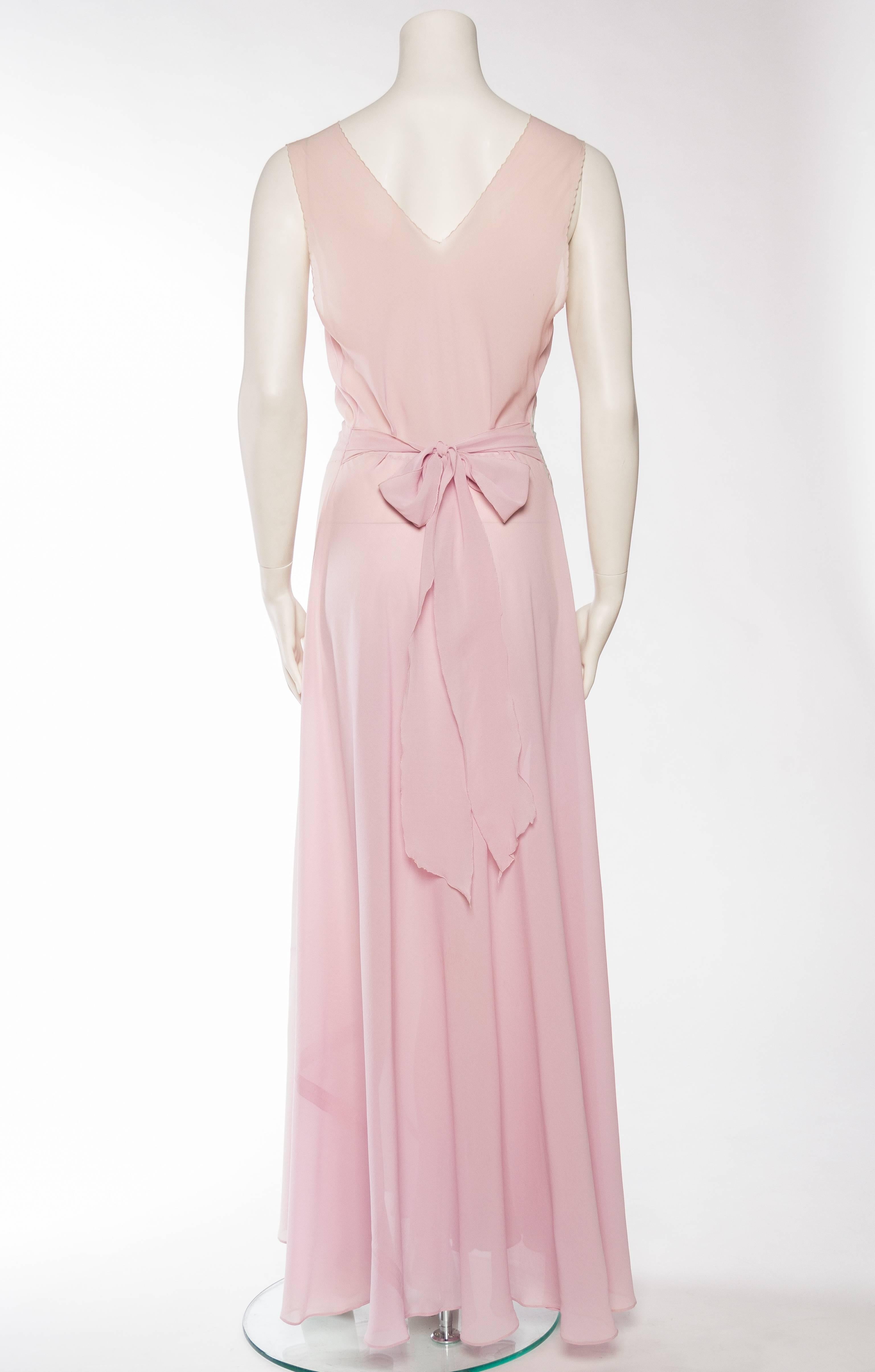 silk negligee gown