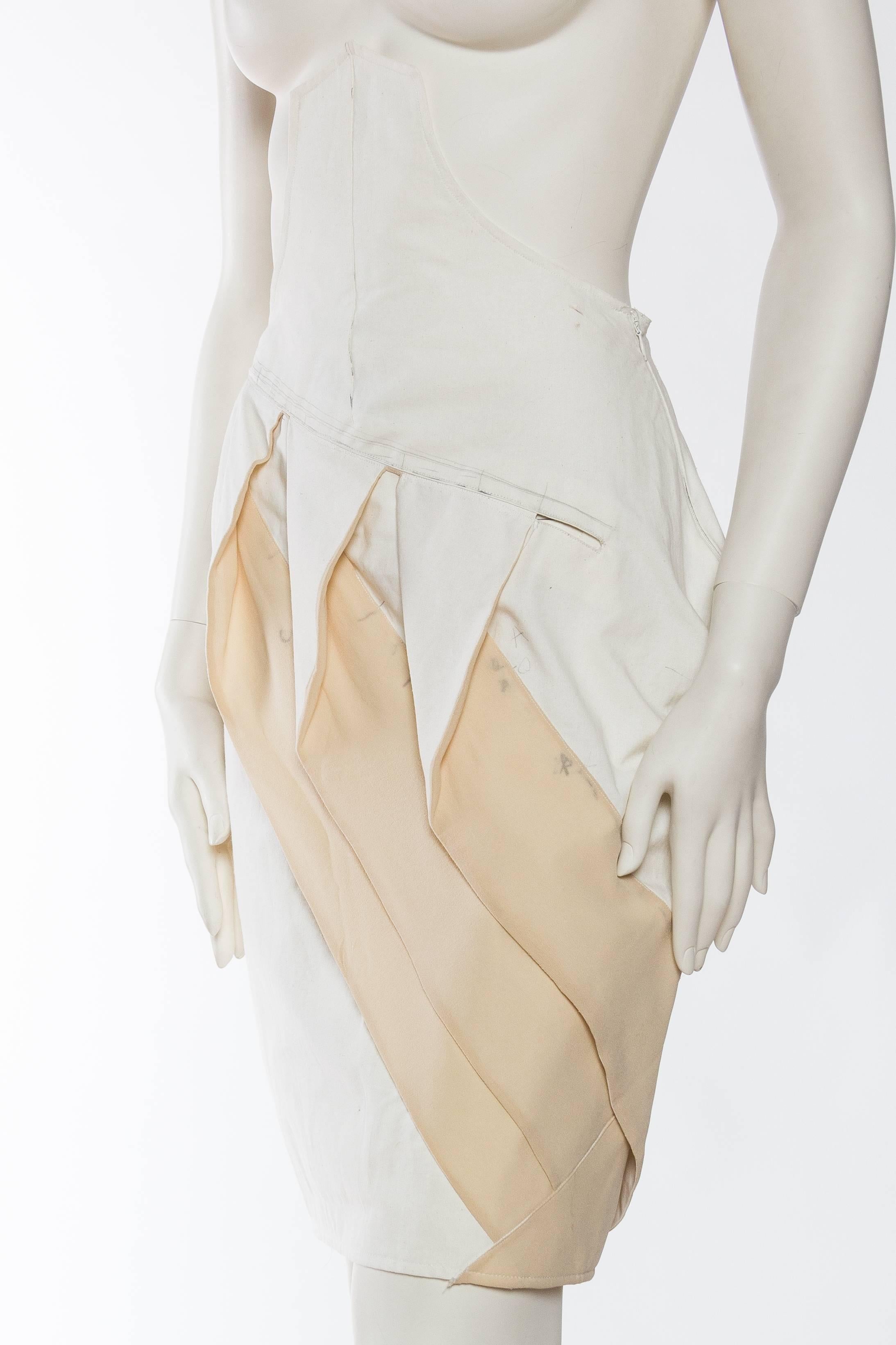 2000S JOHN GALLIANO Working Muslin Sample Skirt From Galliano's Archive For Sale 1