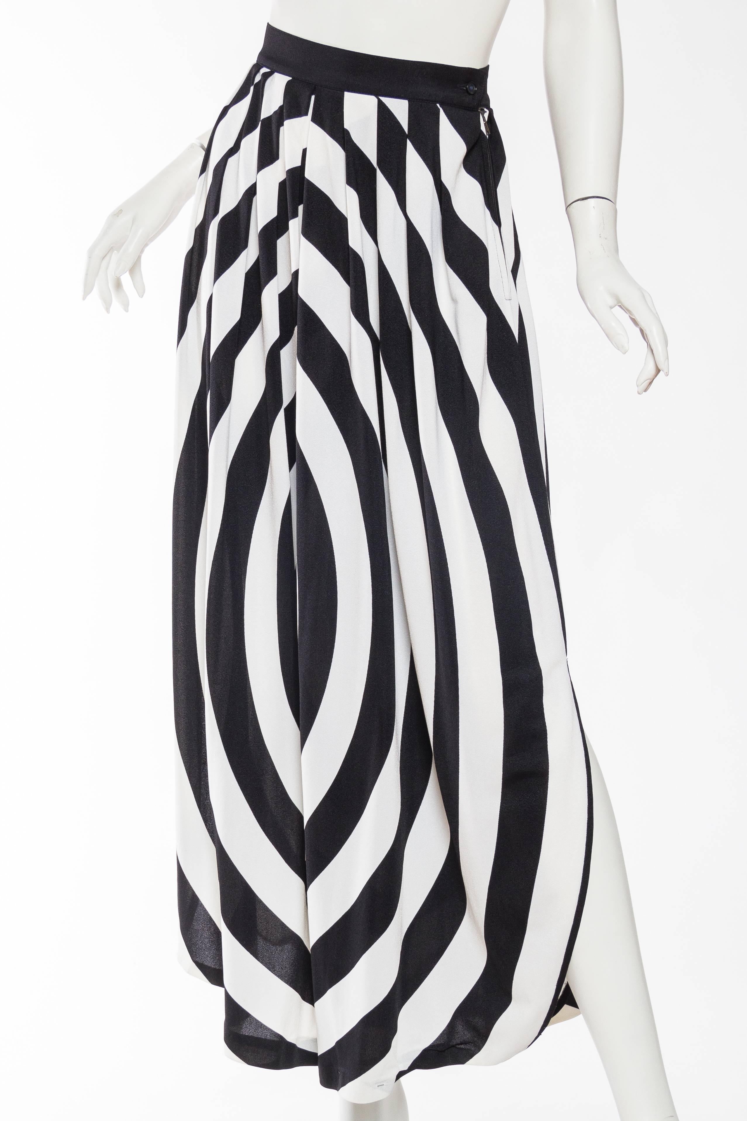 Op-Art Mod 1960s Palazzo Pants In Excellent Condition In New York, NY