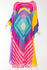 1970s Gottex Sheer Kaftan