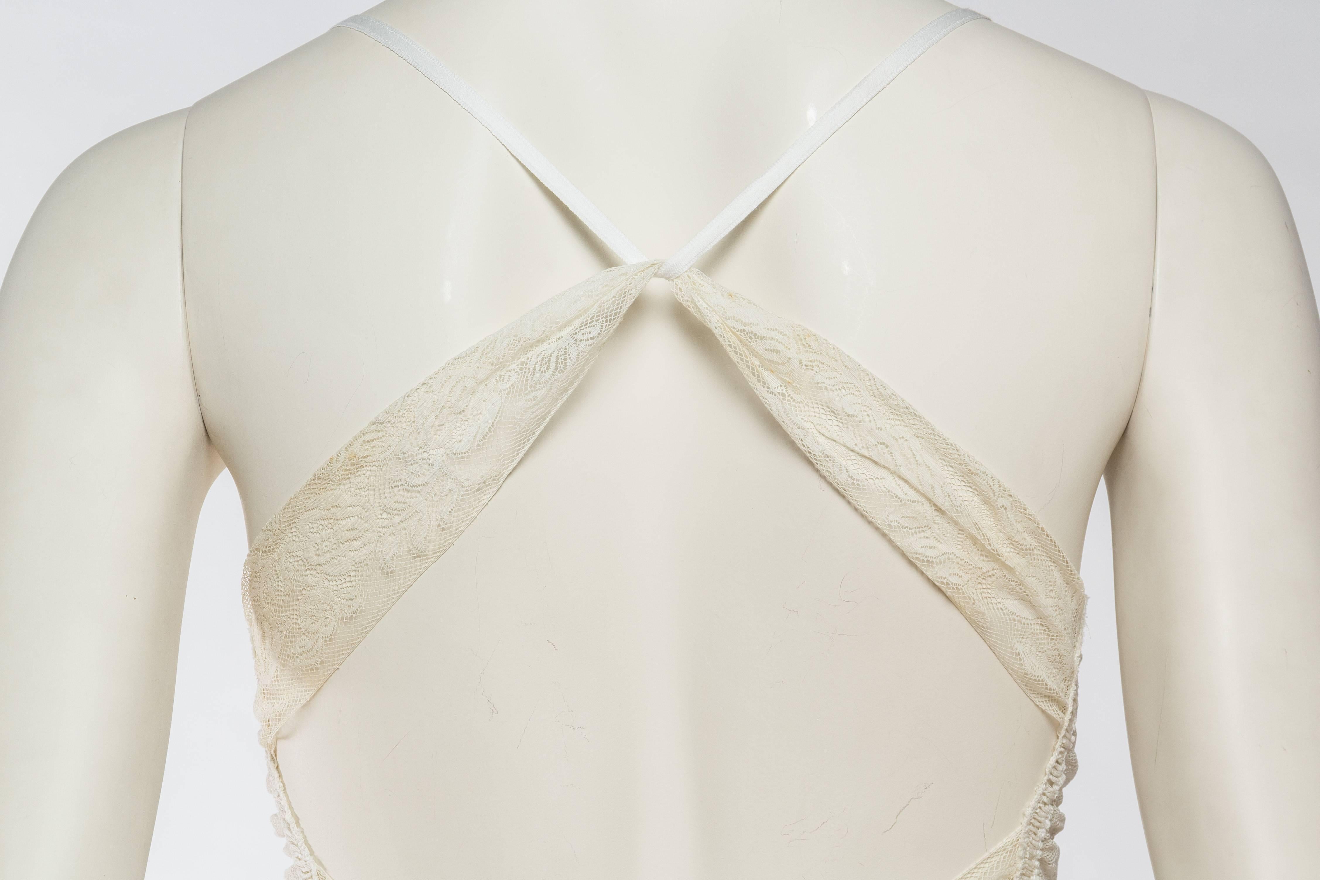 Rebuilt Victorian Net & Lace Tea Gown 3