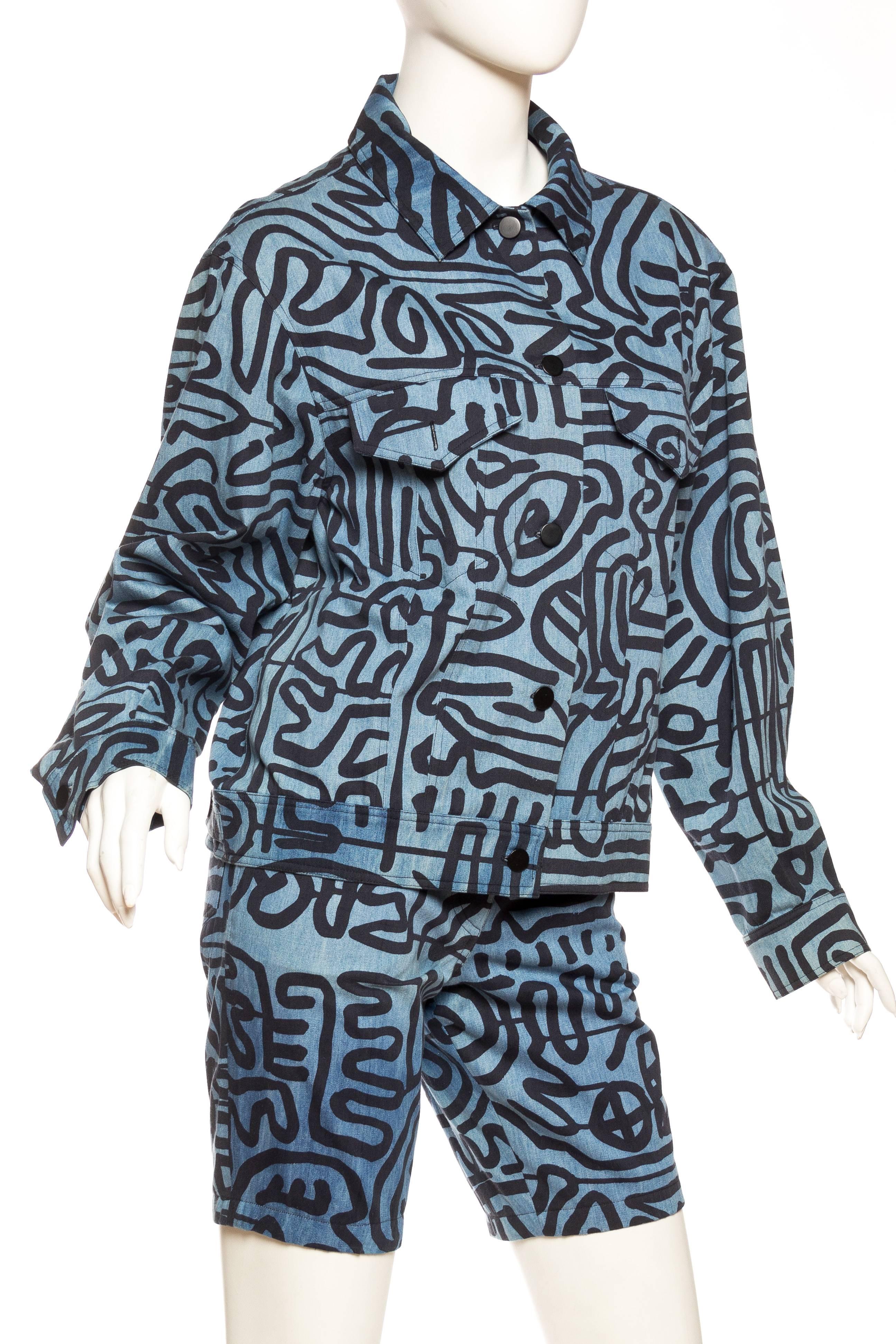 Stephen Sprouse Keith Harring One Off Runway Sample In Excellent Condition In New York, NY