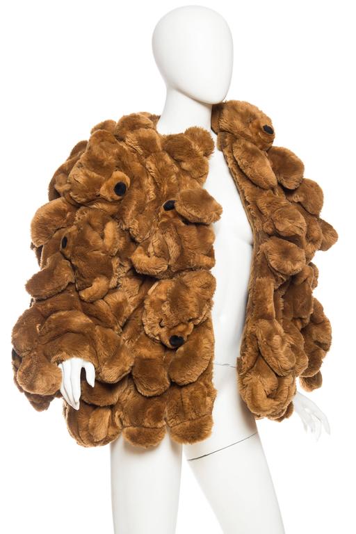 Jean charles de castelbajac teddy bear coat Clearance