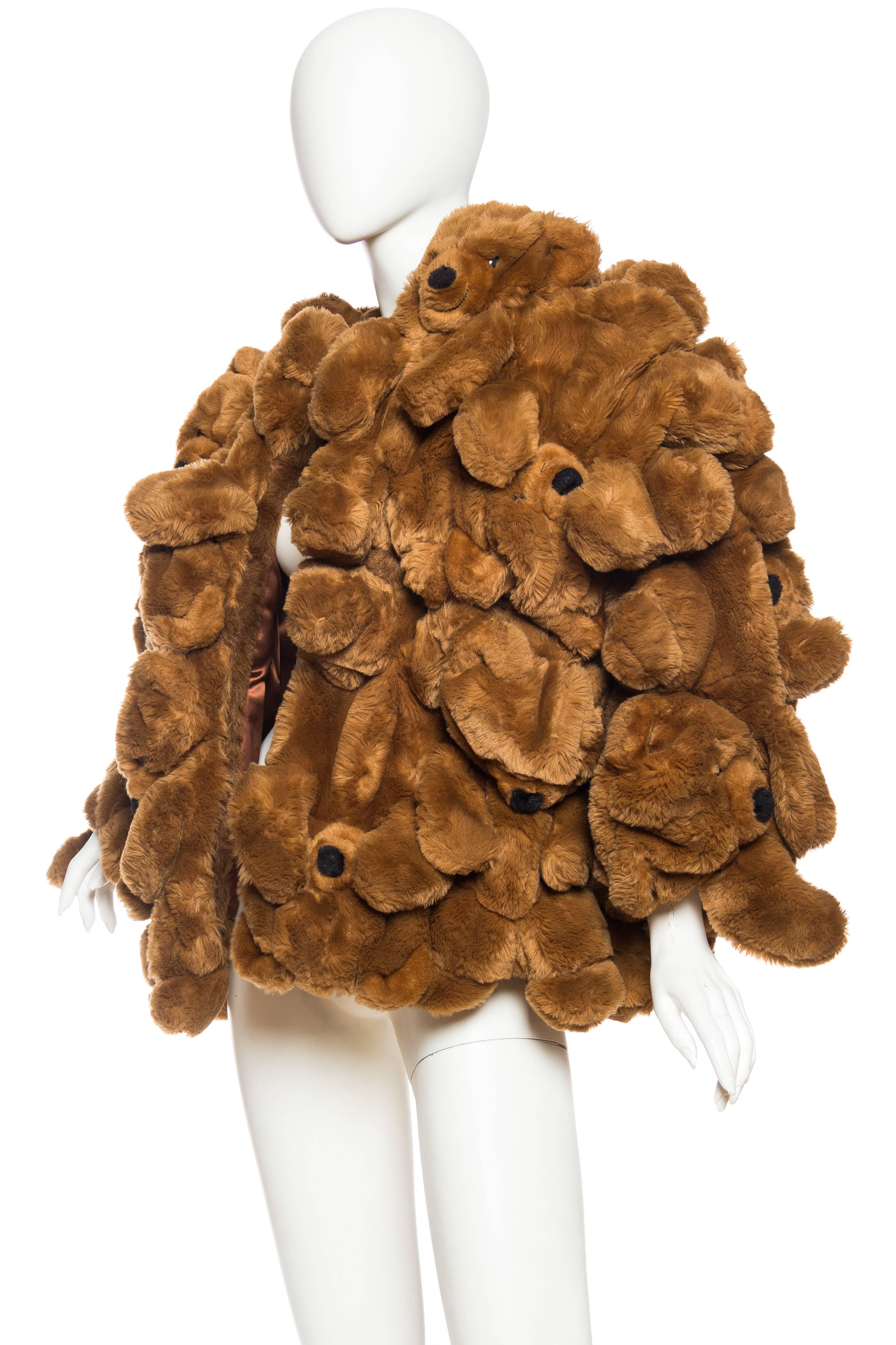 coat made of teddy bears