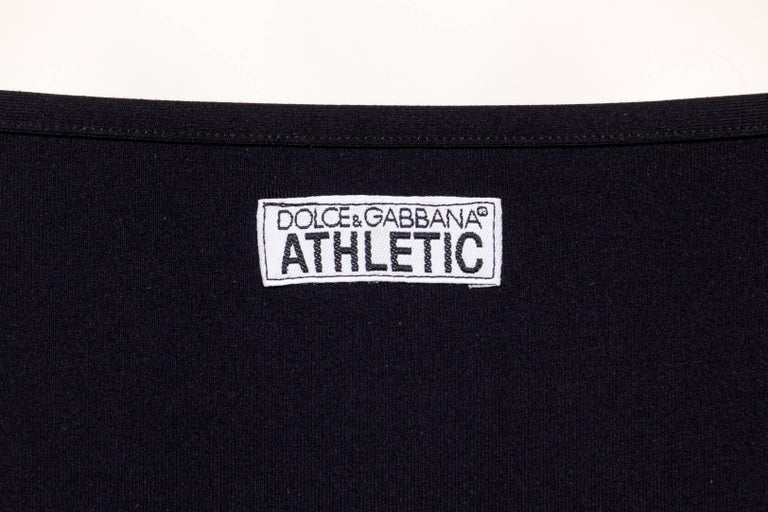 1990s Dolce and Gabbana Athletic Bra Top at 1stDibs