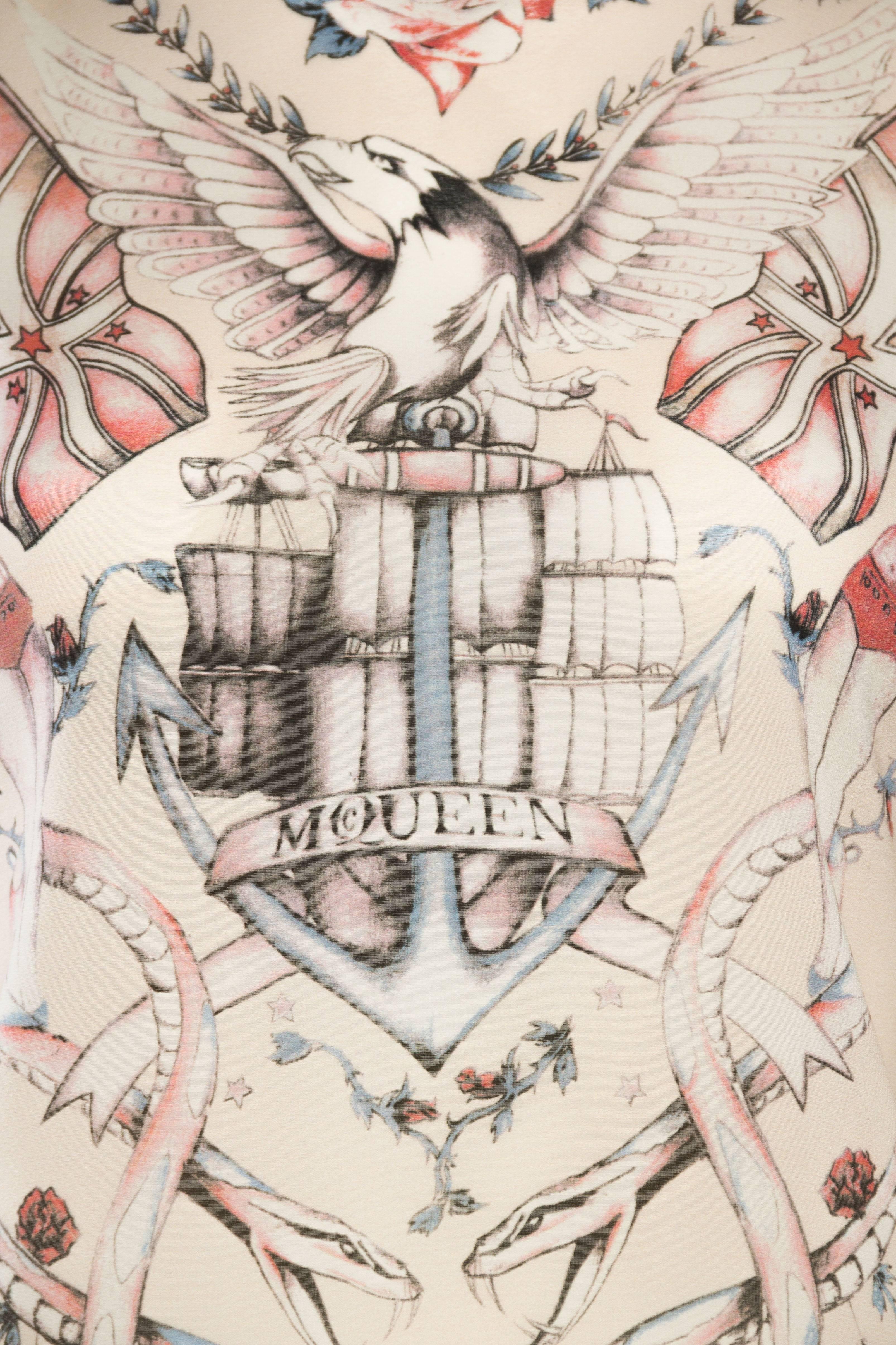 Alexander McQueen Pirate Tattoo Shirt 2
