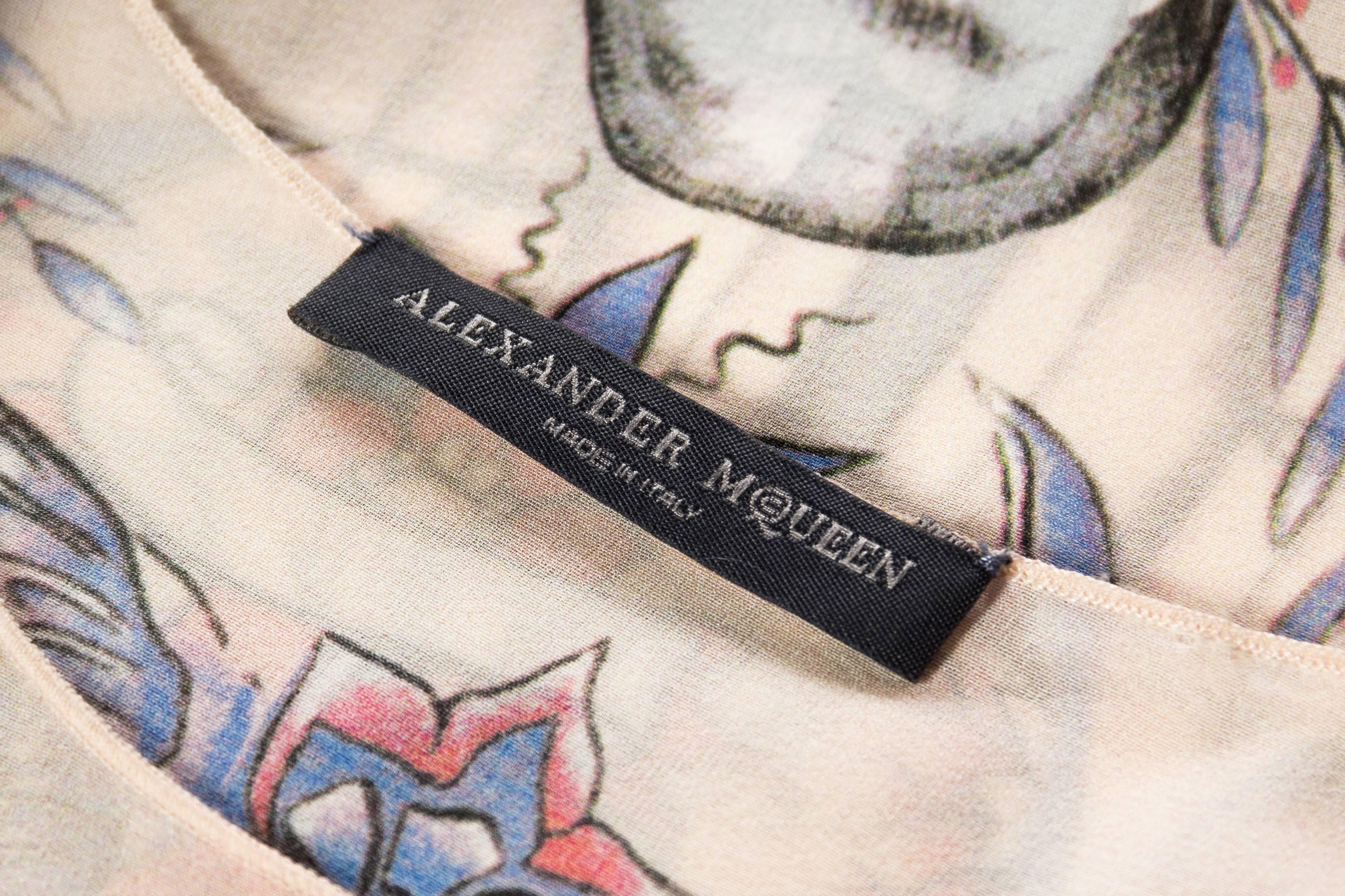 Alexander McQueen Pirate Tattoo Shirt 5