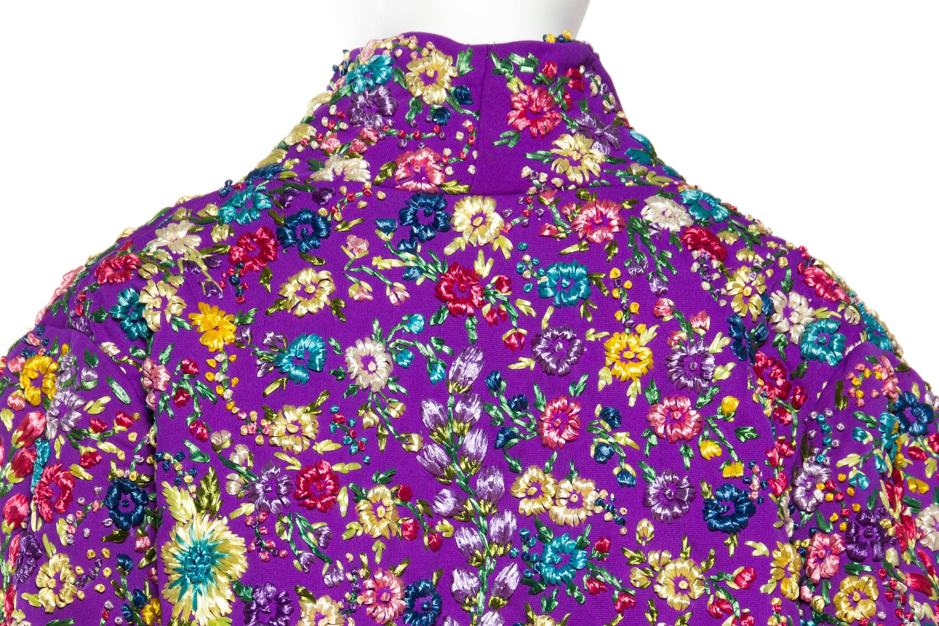 Phenomenal Fully Embroidered Gucci Like Floral Coat 3