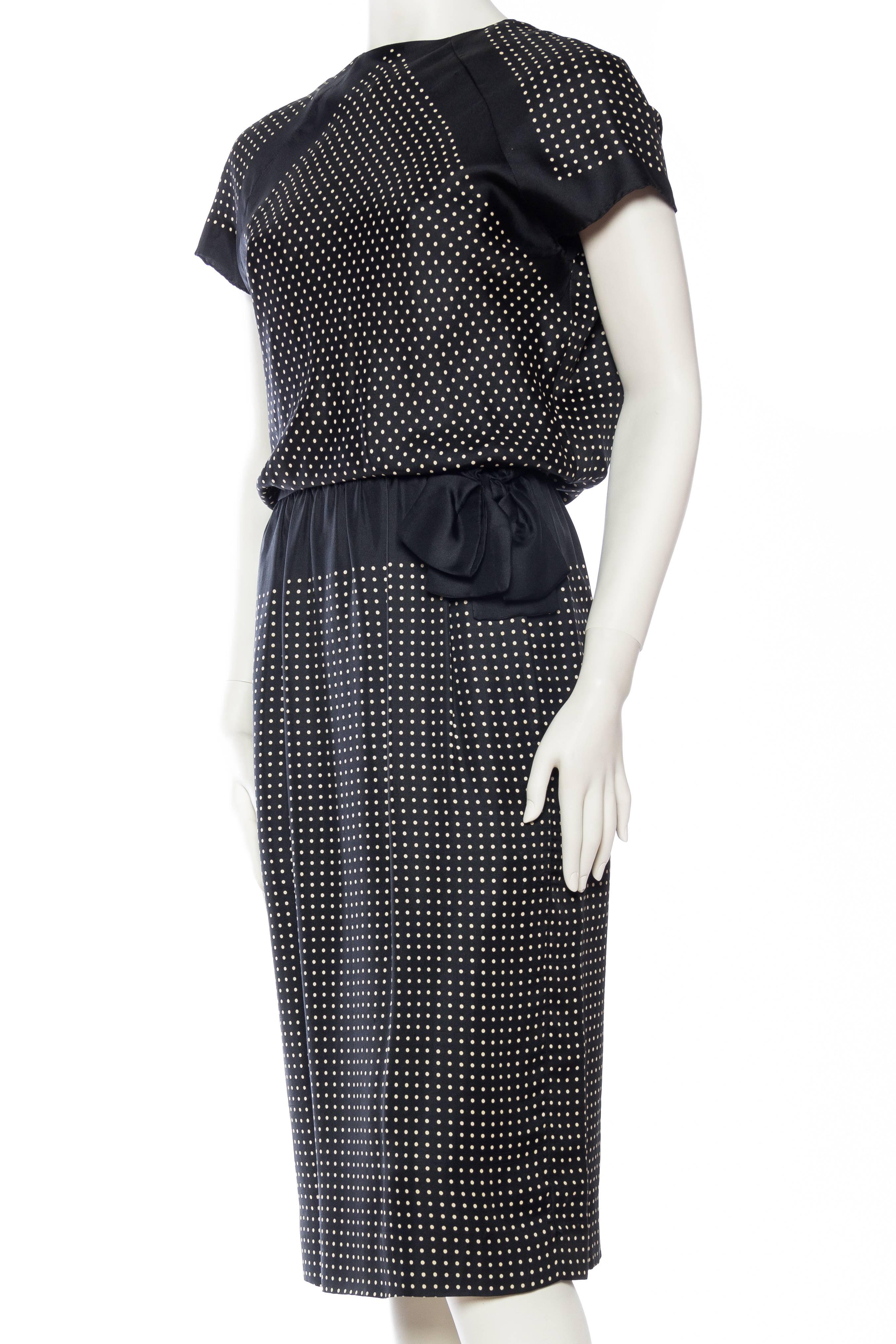 Women's Very Early Geoffrey Beene 1960s Silk Dress