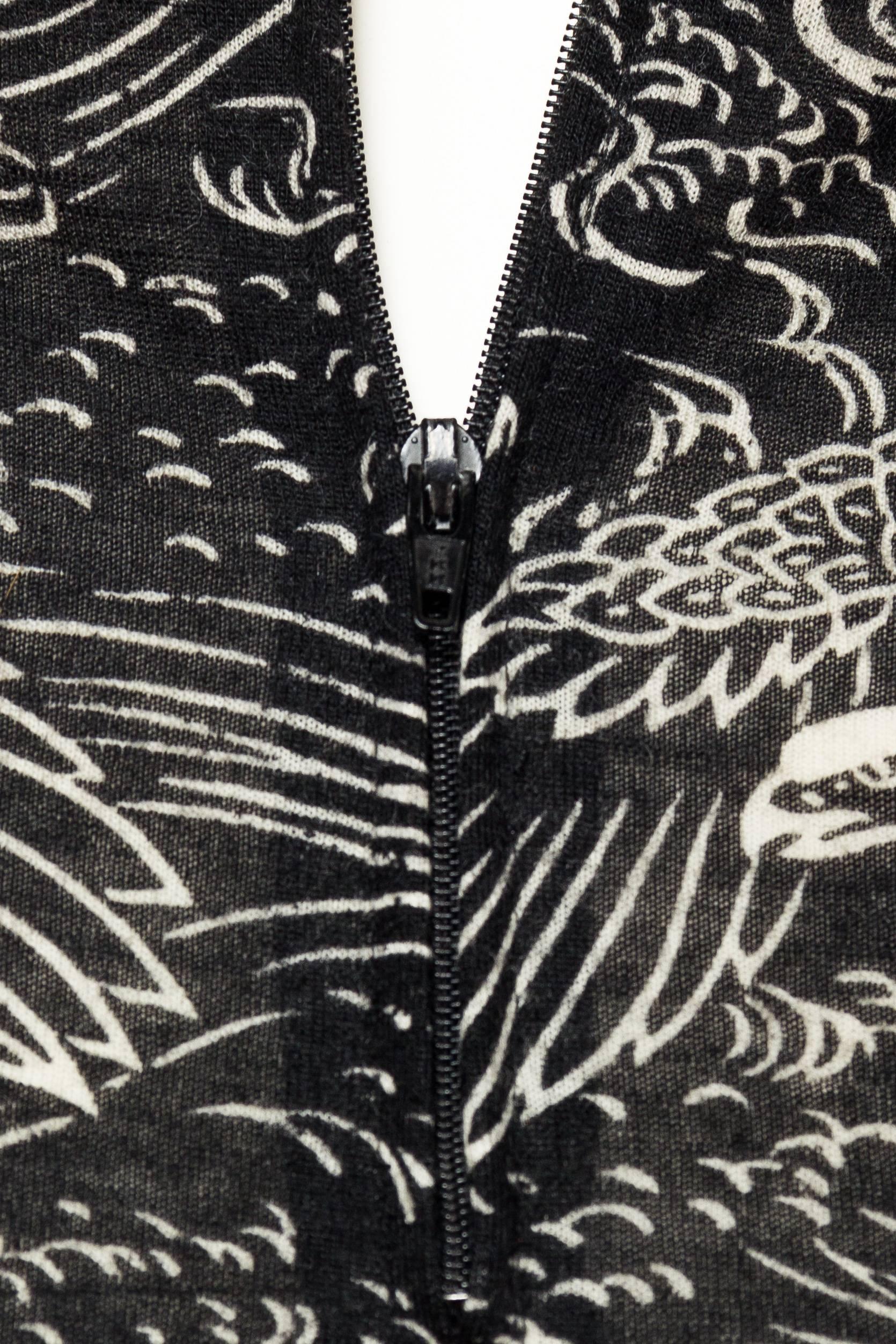 Kenzo Japanese Bird Print Skirt 2