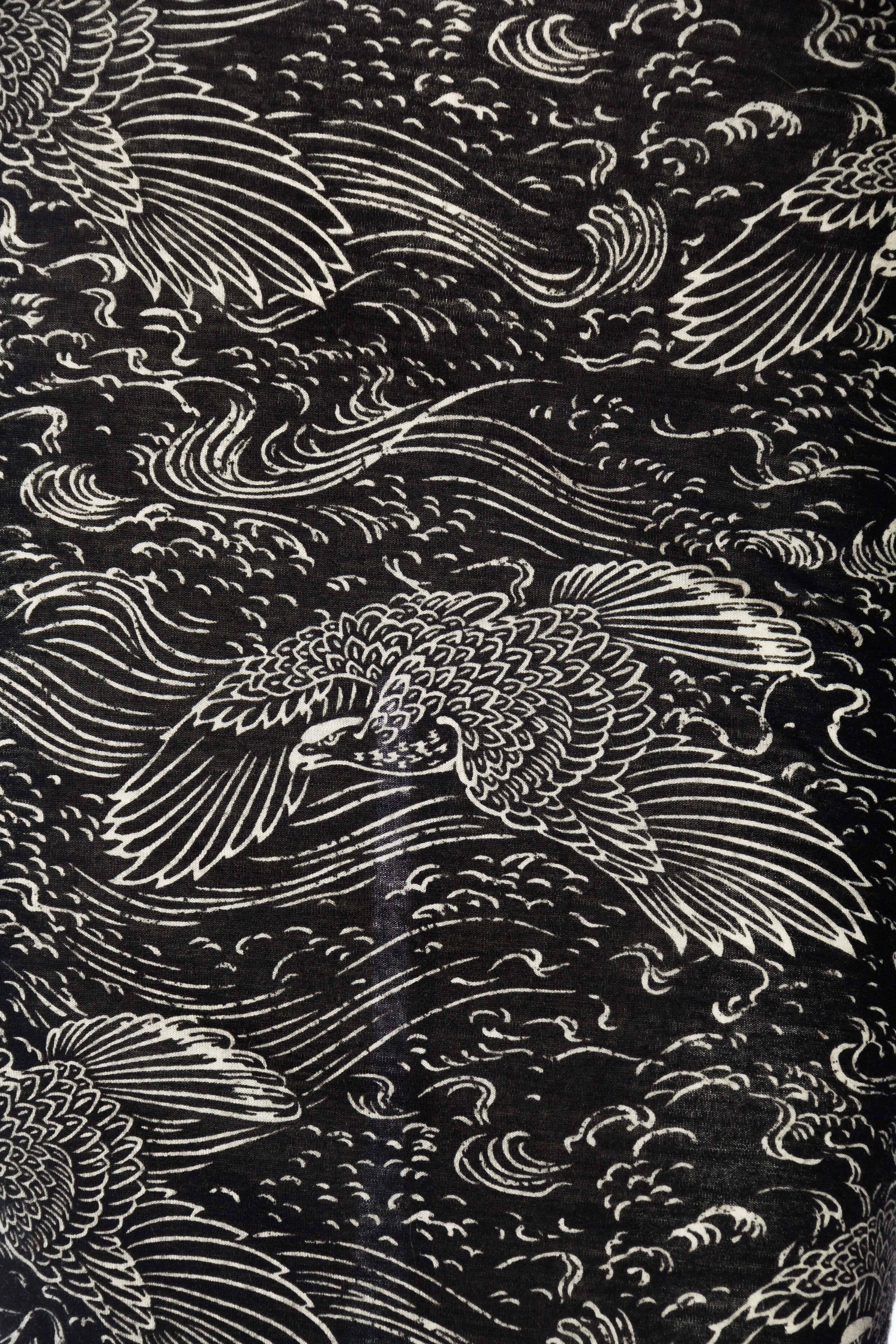 Kenzo Japanese Bird Print Skirt 3