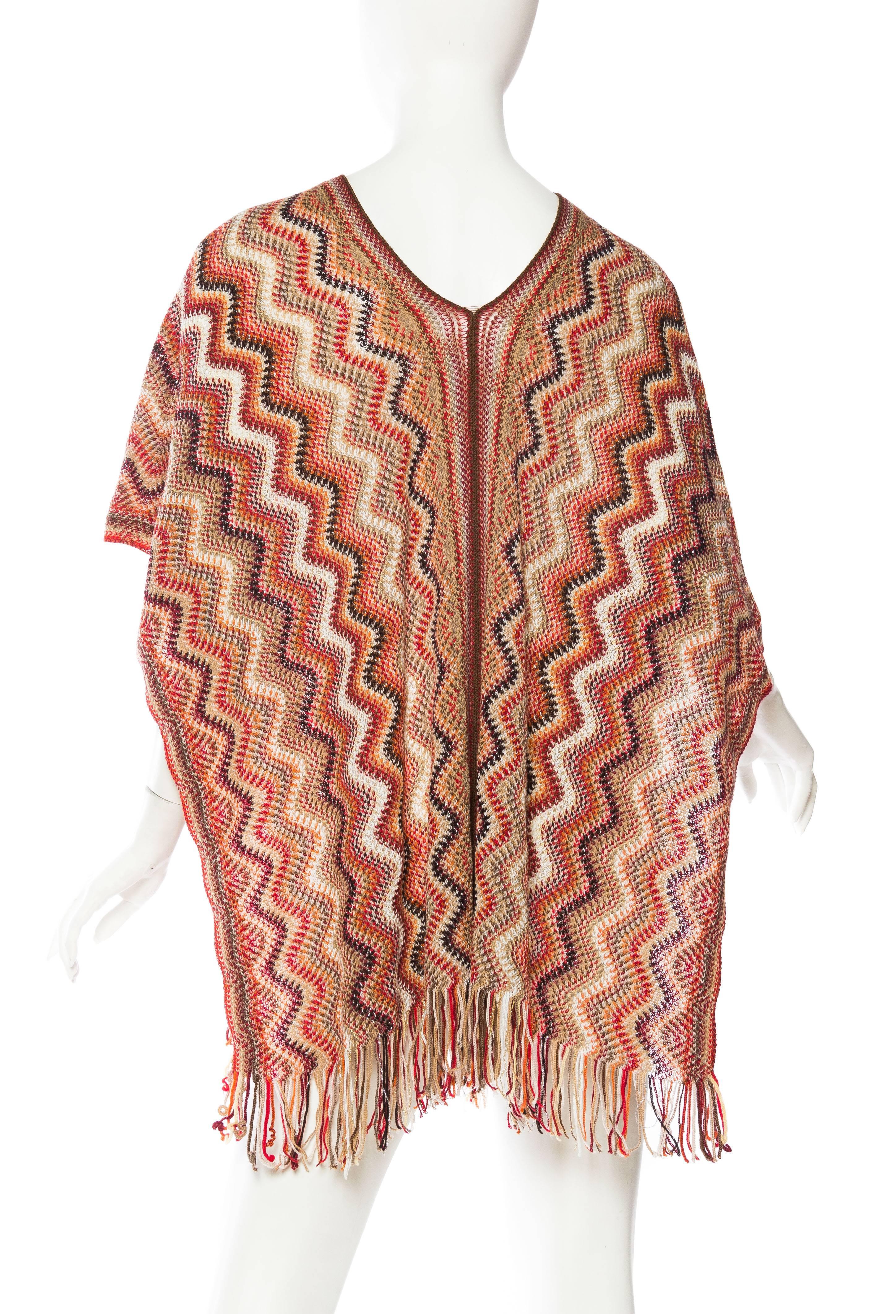Missoni Iconic Zig-Zag Knit Shawl In Excellent Condition In New York, NY