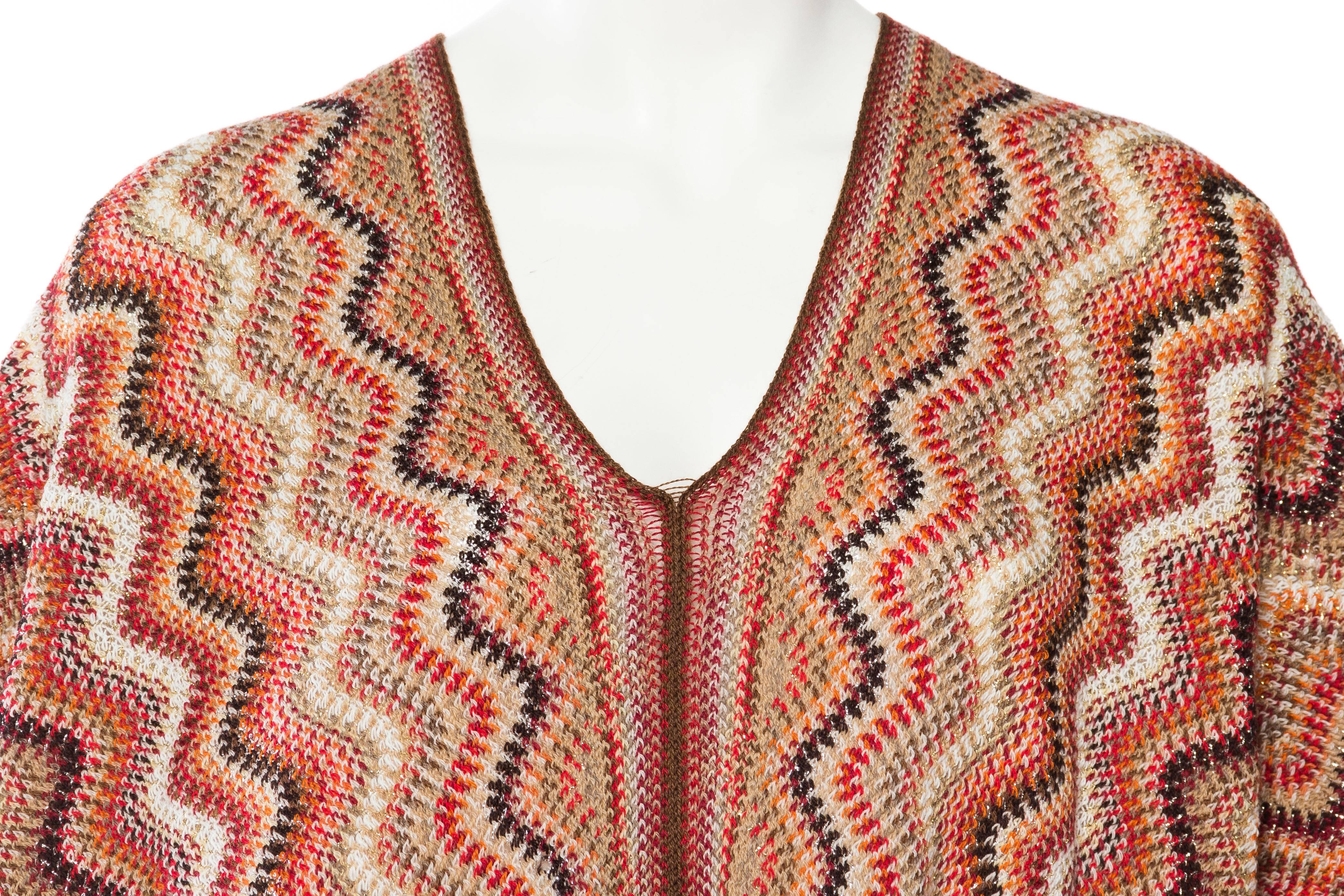 Women's or Men's Missoni Iconic Zig-Zag Knit Shawl