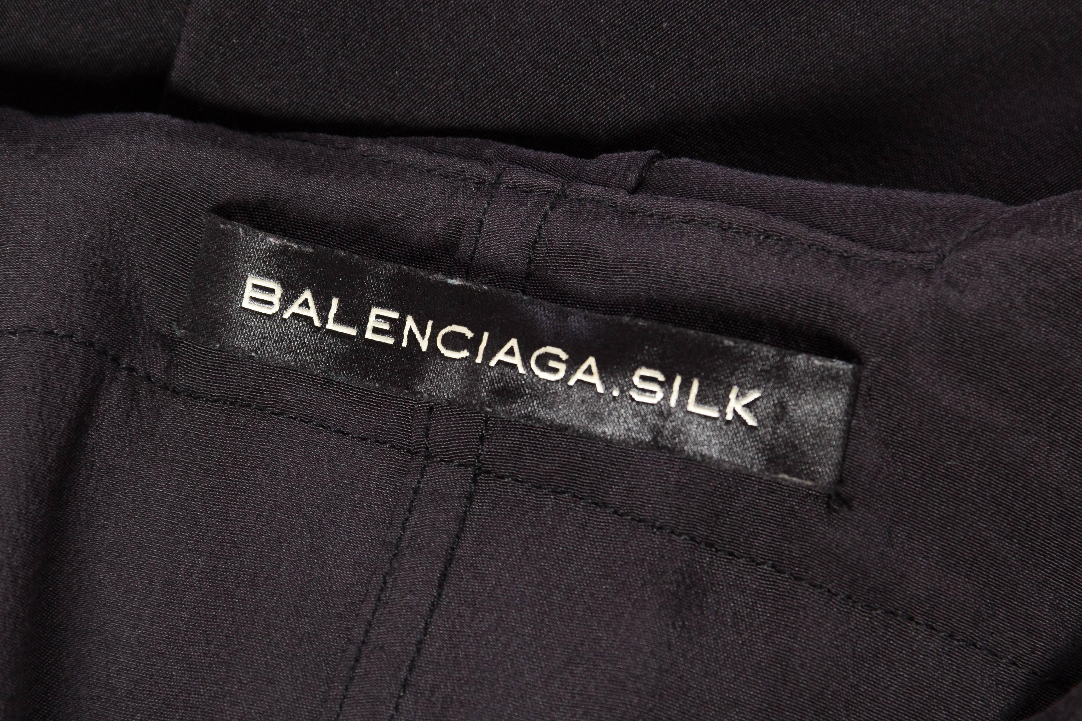 Balenciaga oversized Silk Bomber Blouse 4