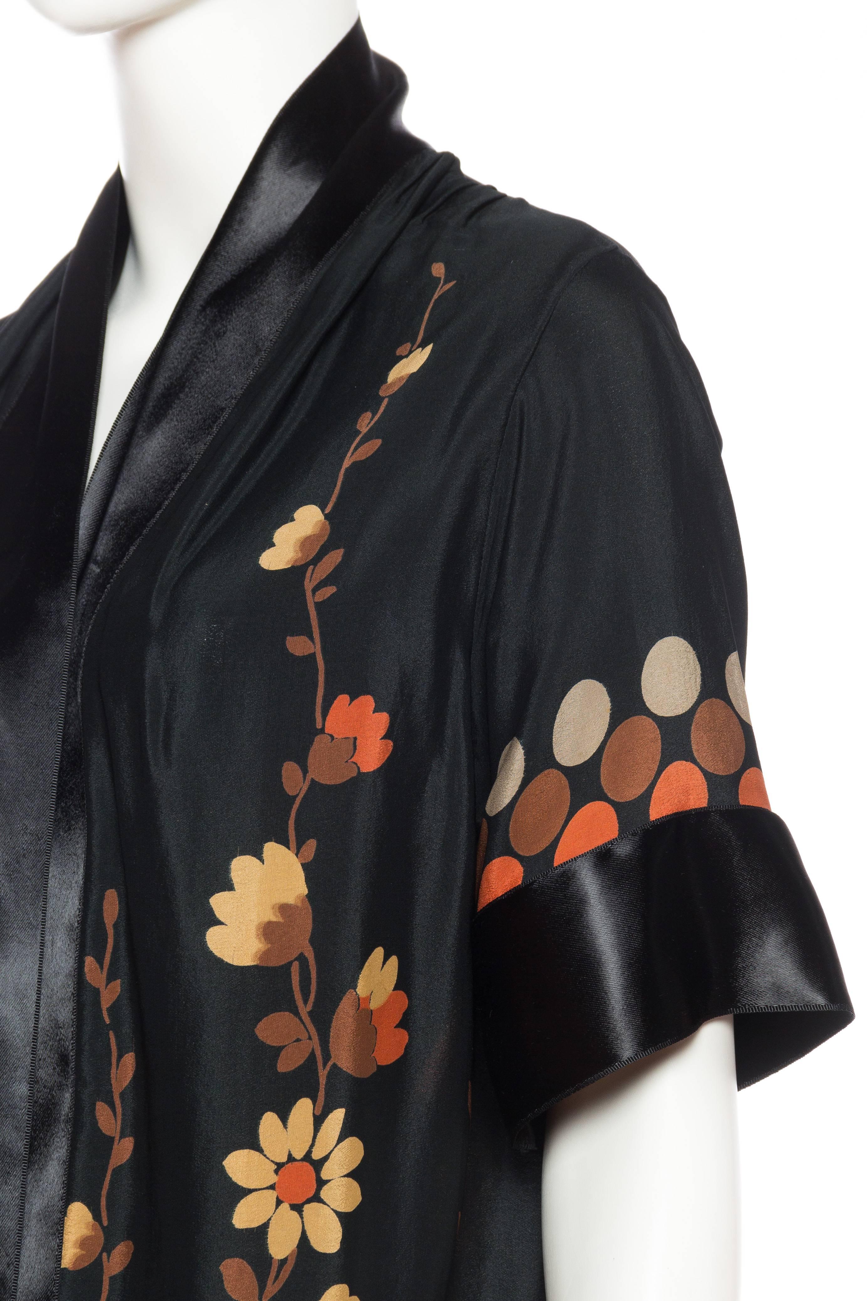 1920s Art Deco Floral Kimono 2