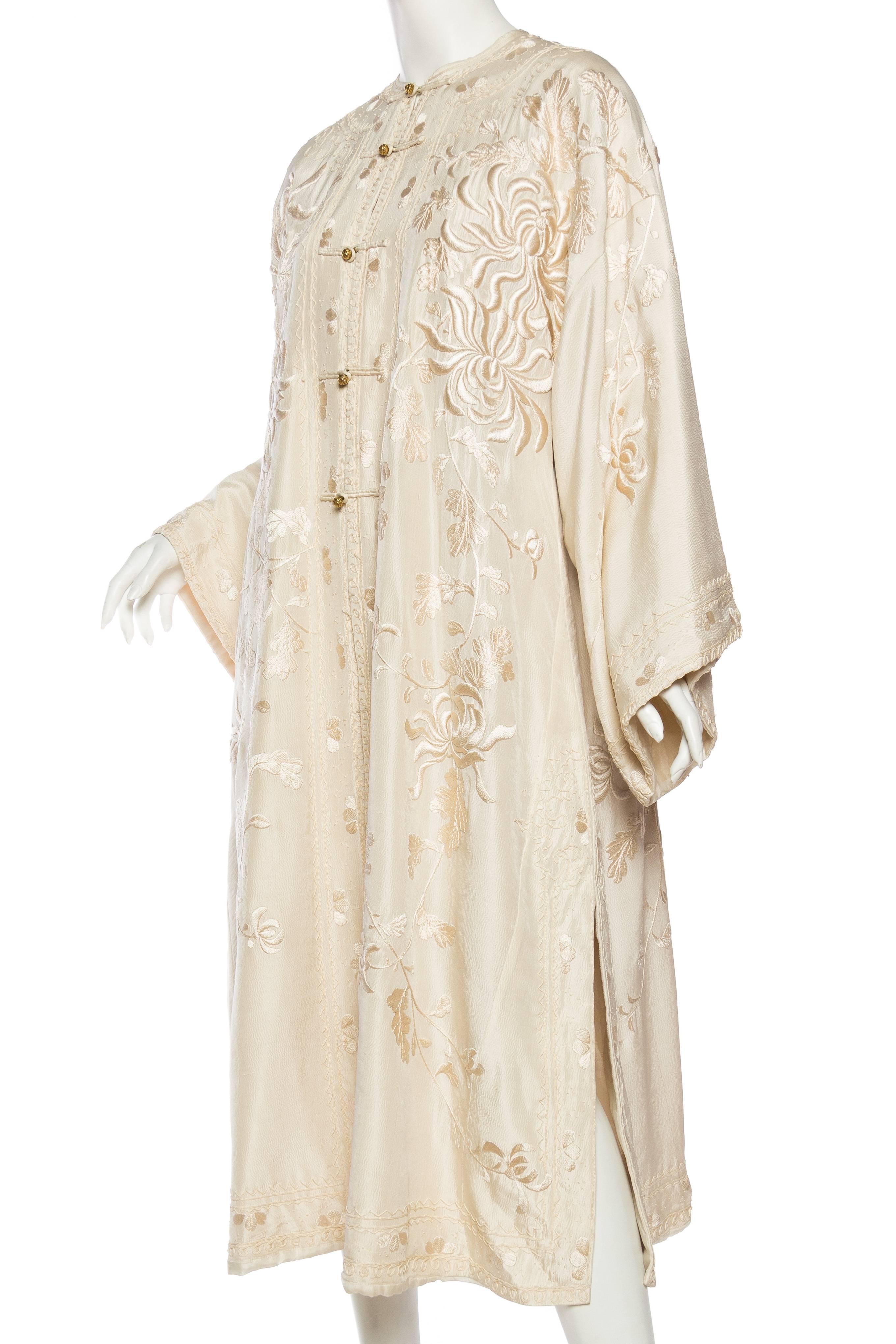 Antique Edwardian Hand Embroidered Chinese Jacket 1