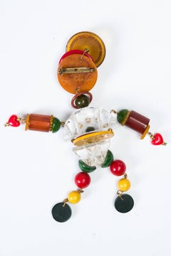 Broche en bakélite Jan Carlin De la collection d'Iris Apfel